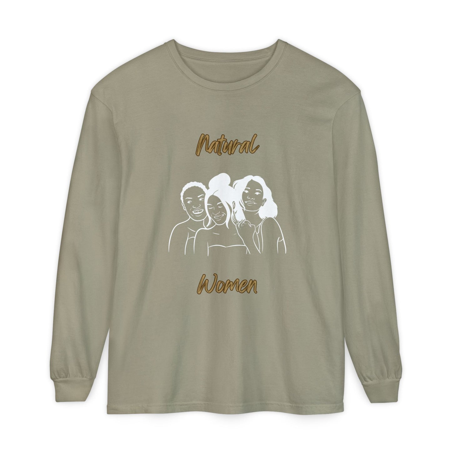 Natural Woman Laughing Friends (WL) Long Sleeve T-Shirt