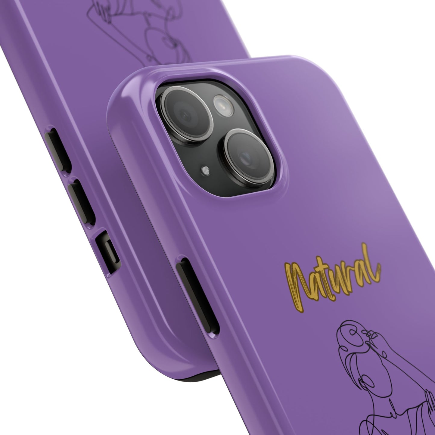 Natural Woman Style (BL)Tough Phone Cases LIGHT PURPLE