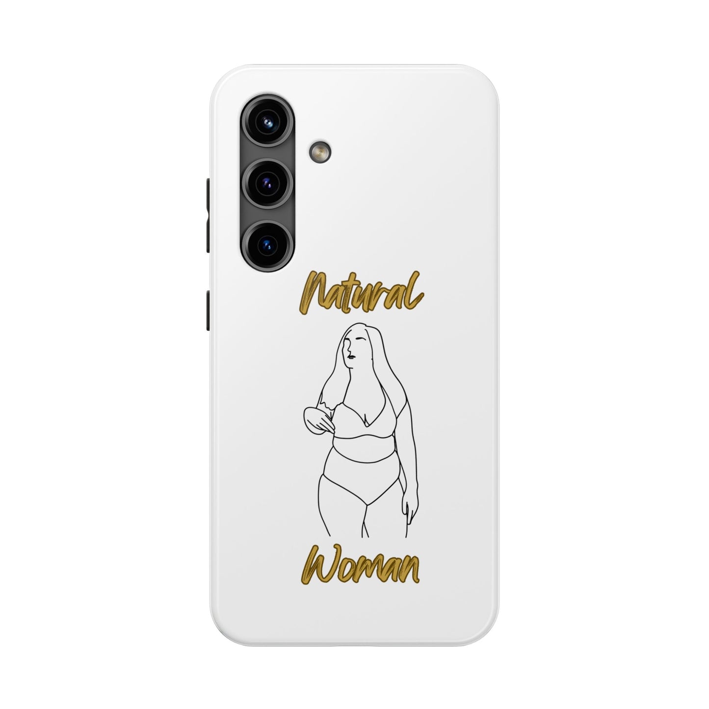 Natural Woman Full Beauty (BL)Tough Phone Cases WHITE