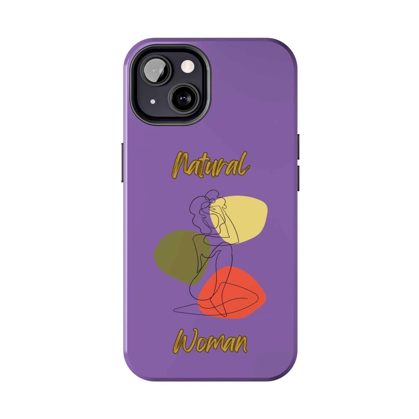 Natural Woman Colorful Pose (BL)Tough Phone Cases LIGHT PURPLE