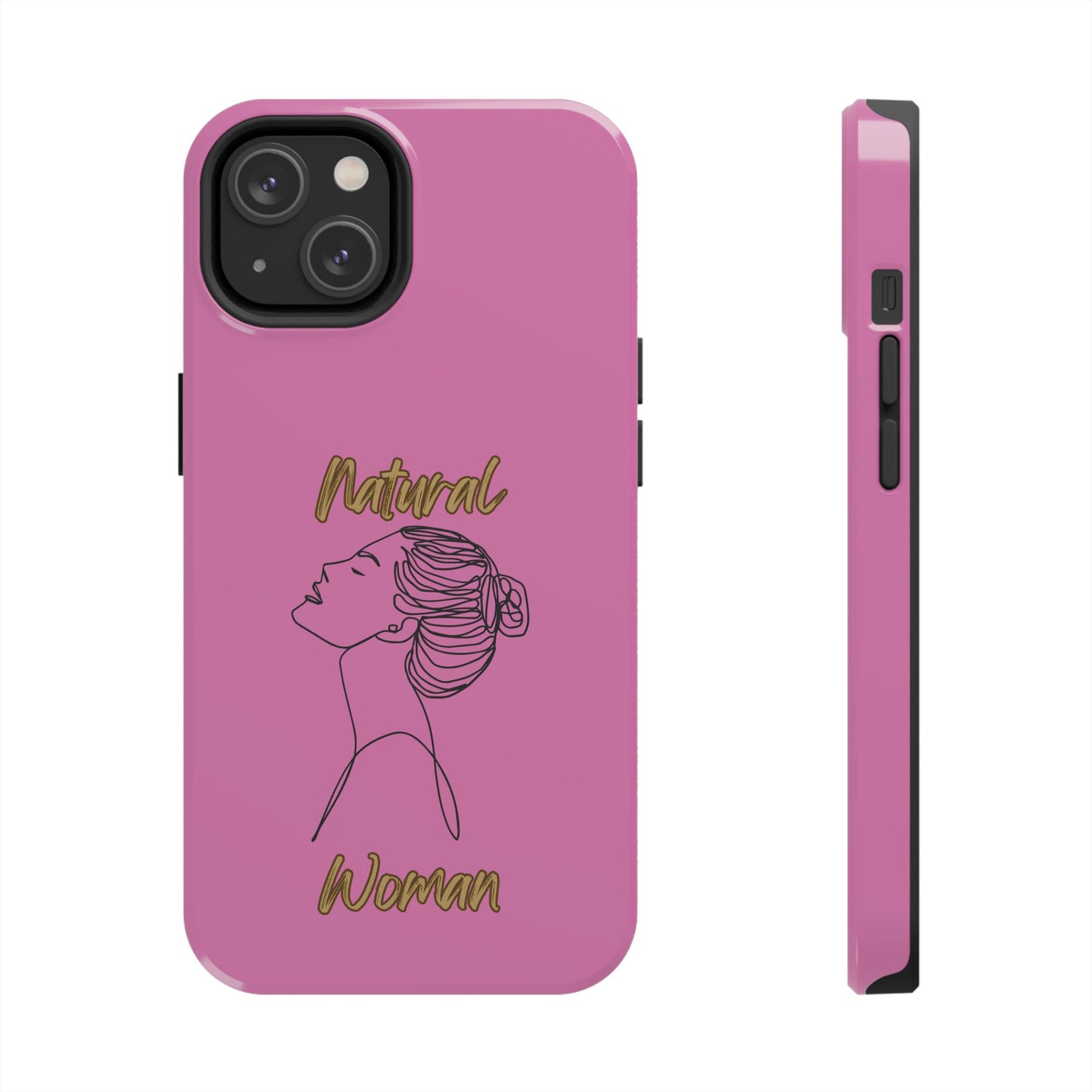 Natural Woman Wet Bun (BL) Tough Phone Cases LIGHT PINK