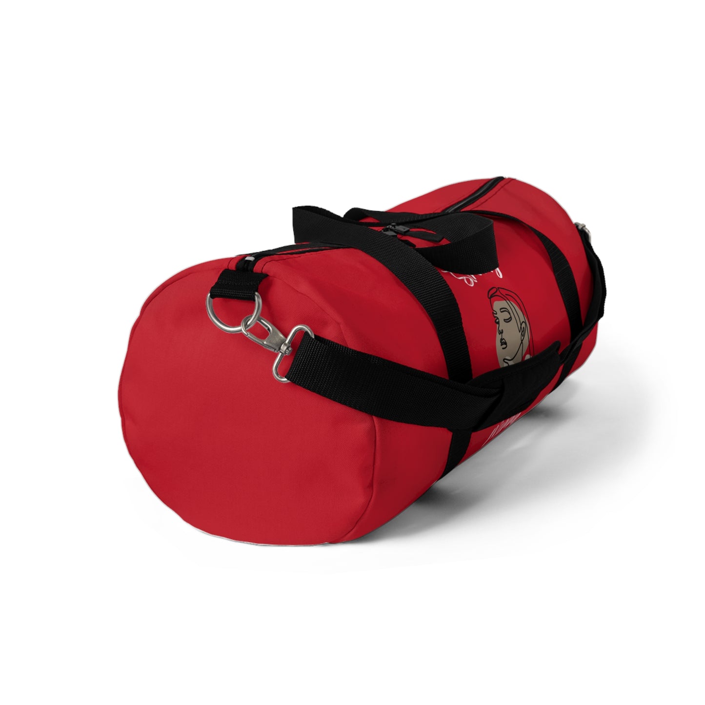 Strong Momma (WL) Duffel Bag DARK RED