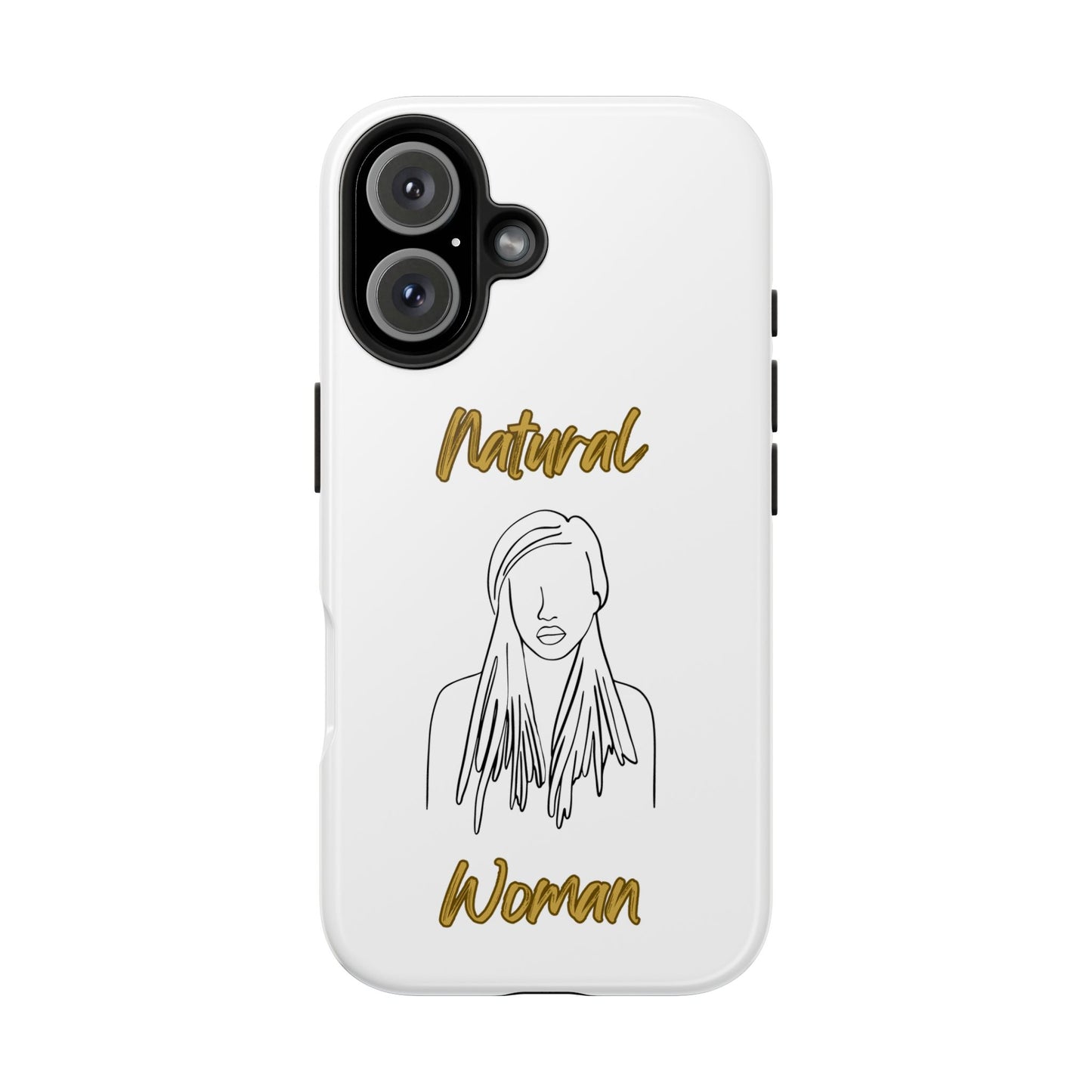 Natural Woman Content (BL)Tough Phone Cases WHITE