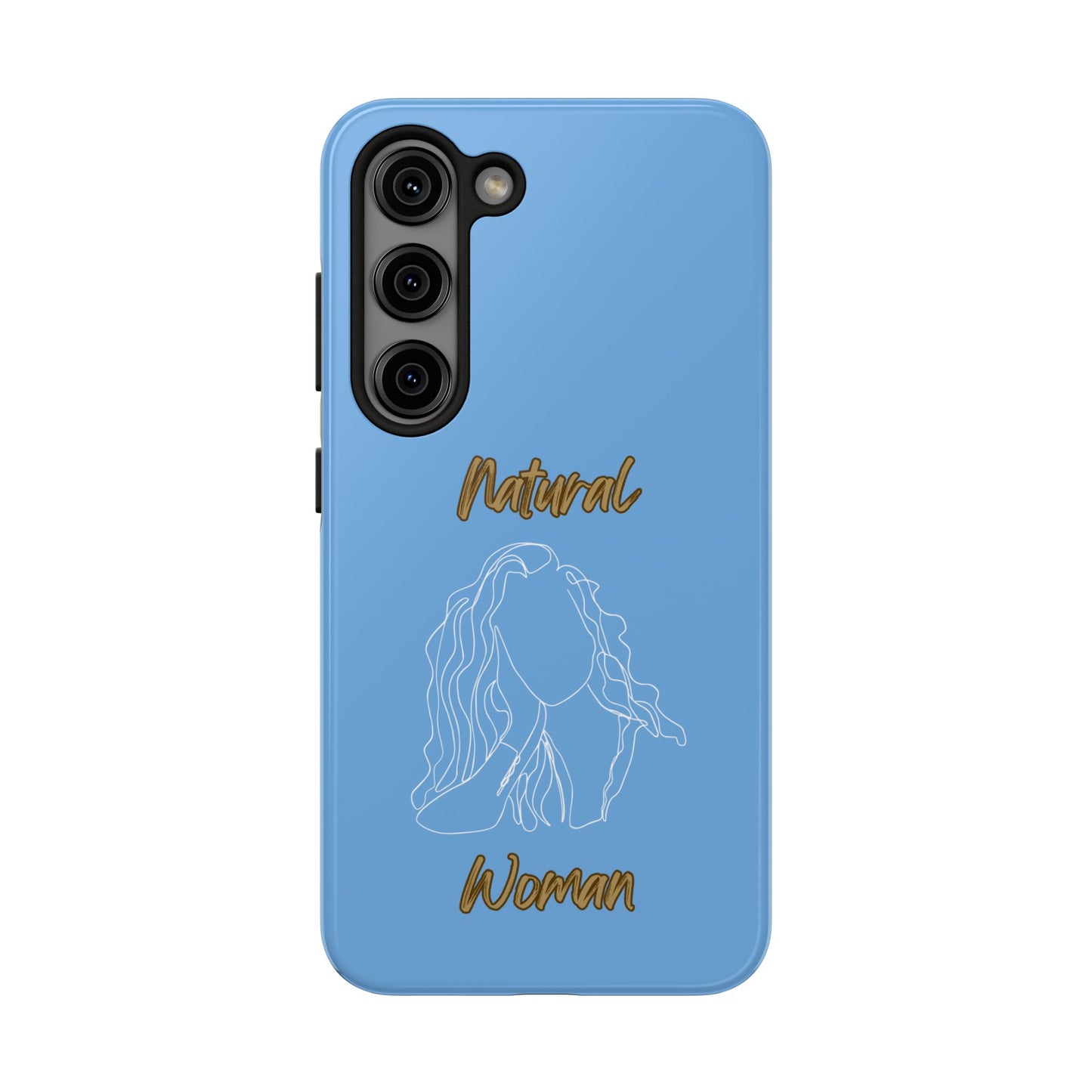 Natural Woman Relaxed (WL) Tough Phone Cases LIGHT BLUE