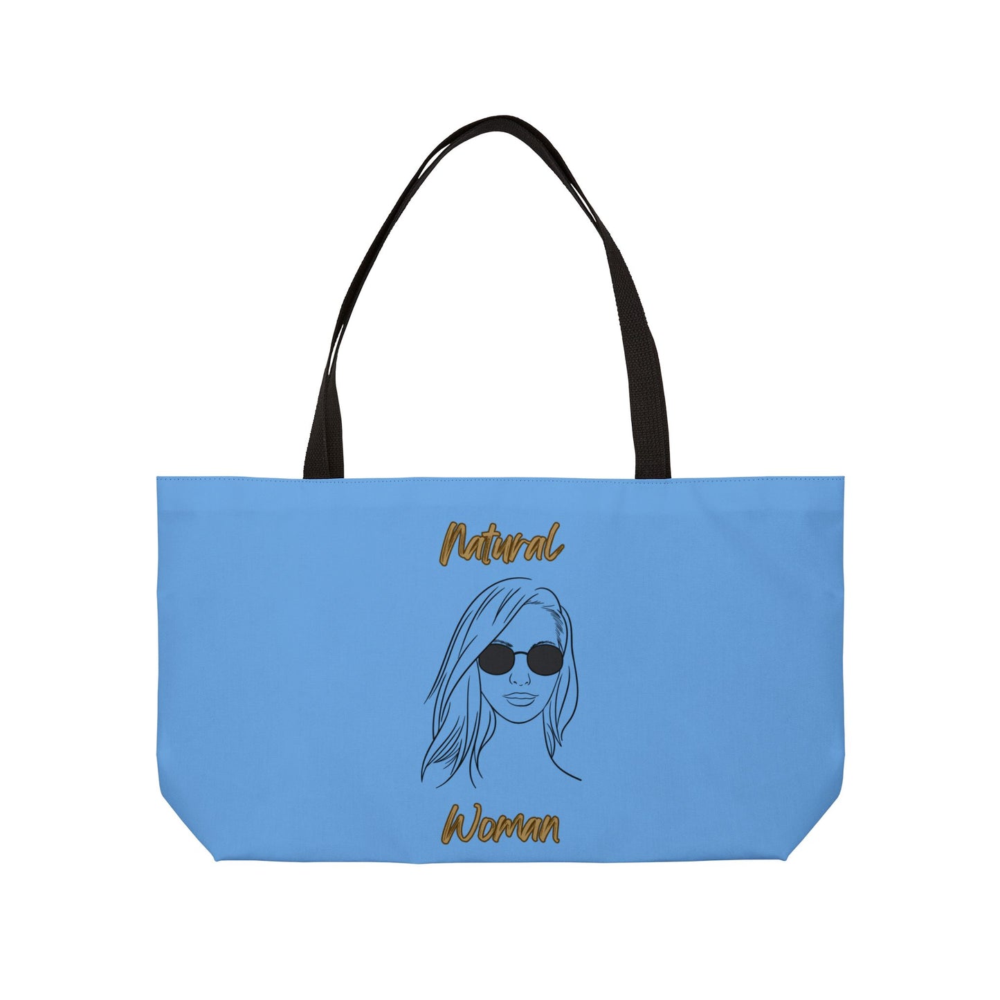 Natural Woman Shades (BL) Weekender Tote Bag LIGHT BLUE