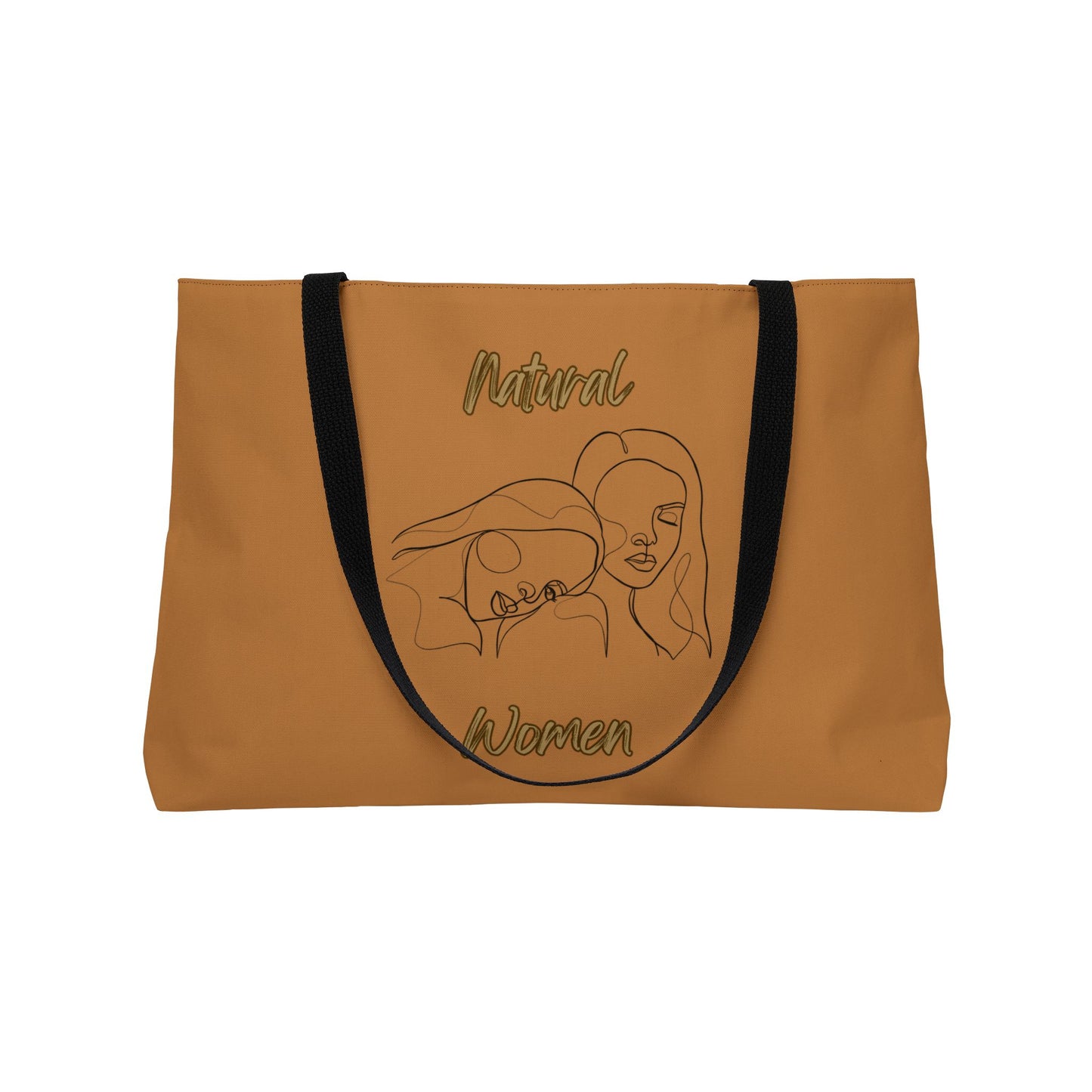 Natural Women Sisters (BL) Weekender Tote Bag LIGHT BROWN