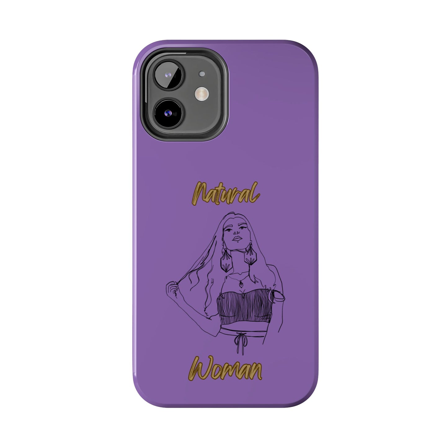 Natural Woman Thinking (BL)Tough Phone Cases LIGHT PURPLE