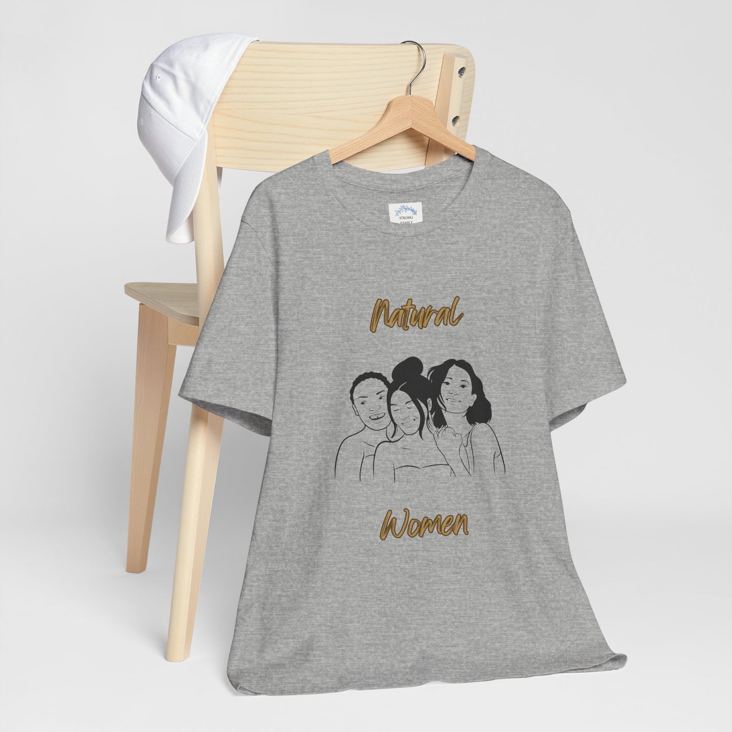 Natural Woman Laughing Friends (BL) Short Sleeve T-Shirt