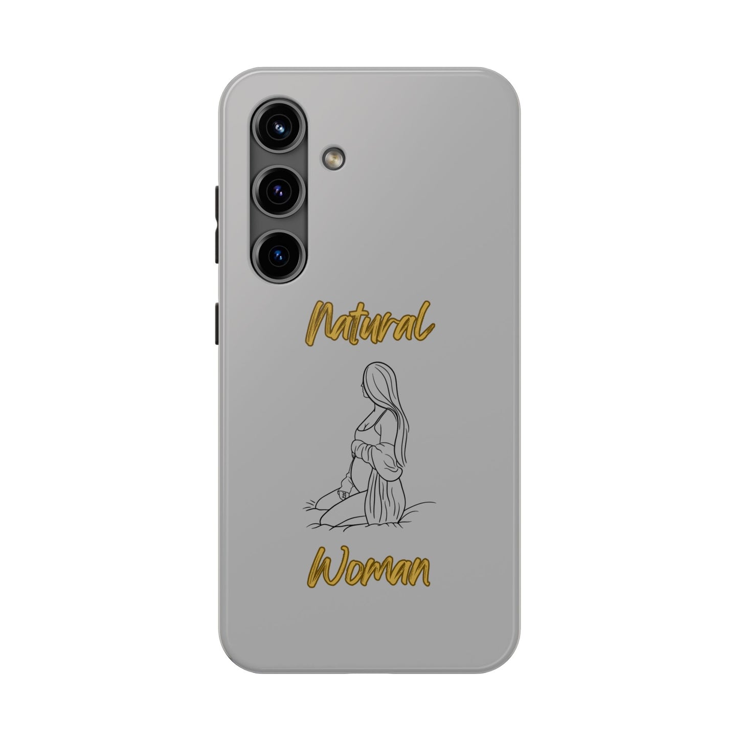Natural Woman Expecting (BL)Tough Phone Cases LIGHT GREY
