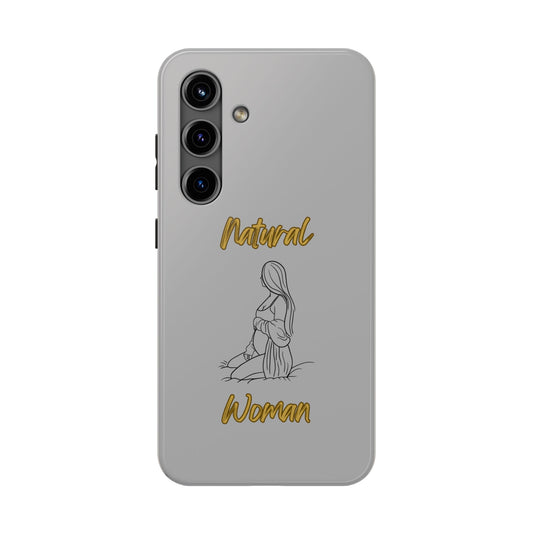 Natural Woman Expecting (BL)Tough Phone Cases LIGHT GREY