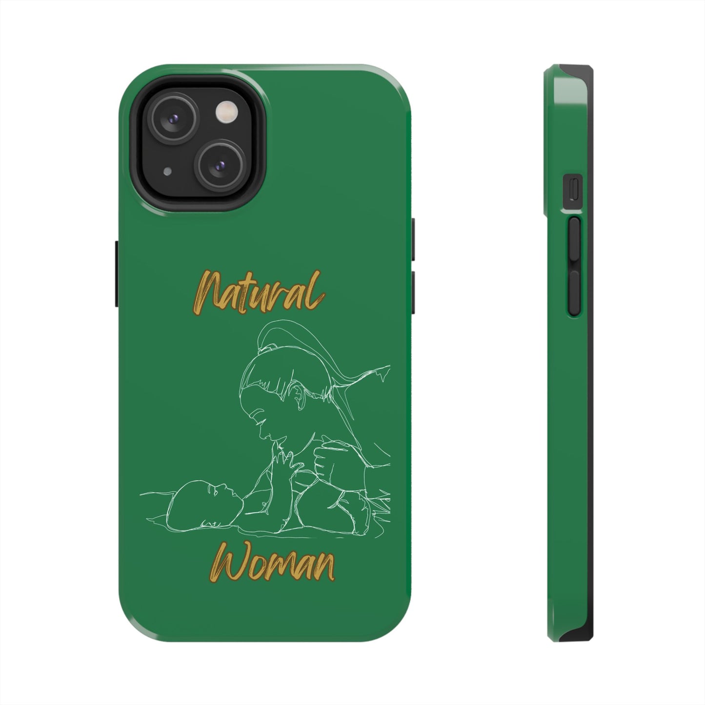 Natural Woman New Life (WL)Tough Phone Cases DARK GREEN