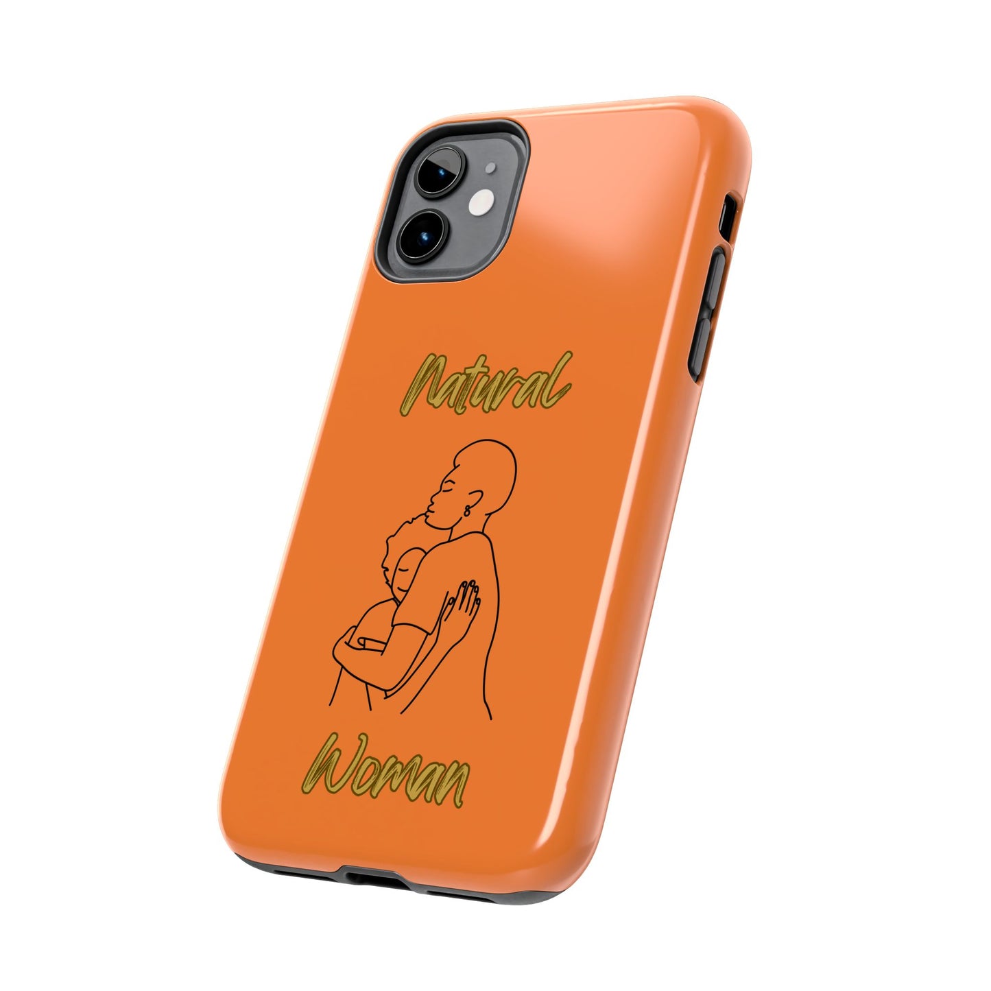 Natural Woman Safe With Momma (BL) Tough Phone Cases CRUSTA
