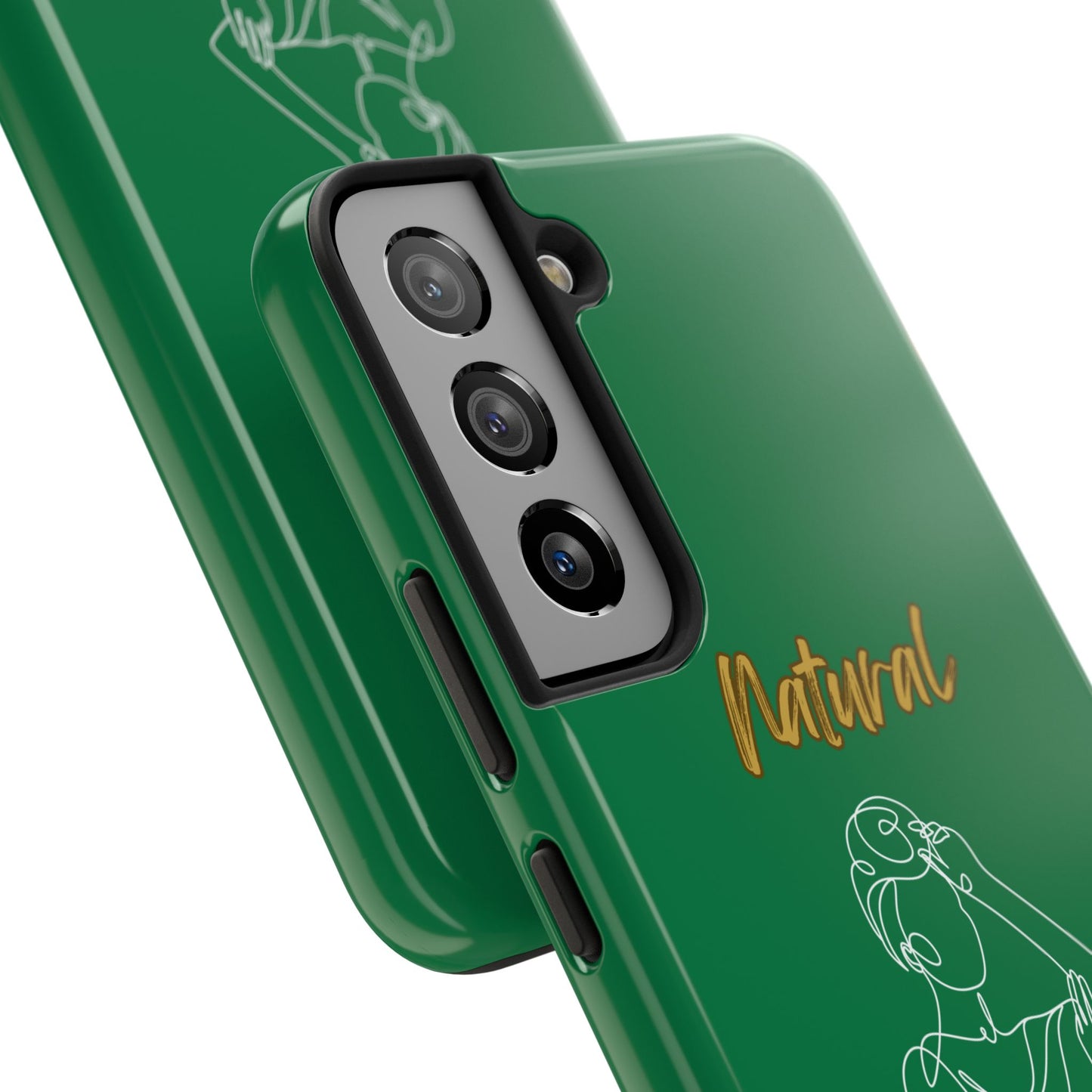 Natural Woman Style (WL)Tough Phone Cases DARK GREEN