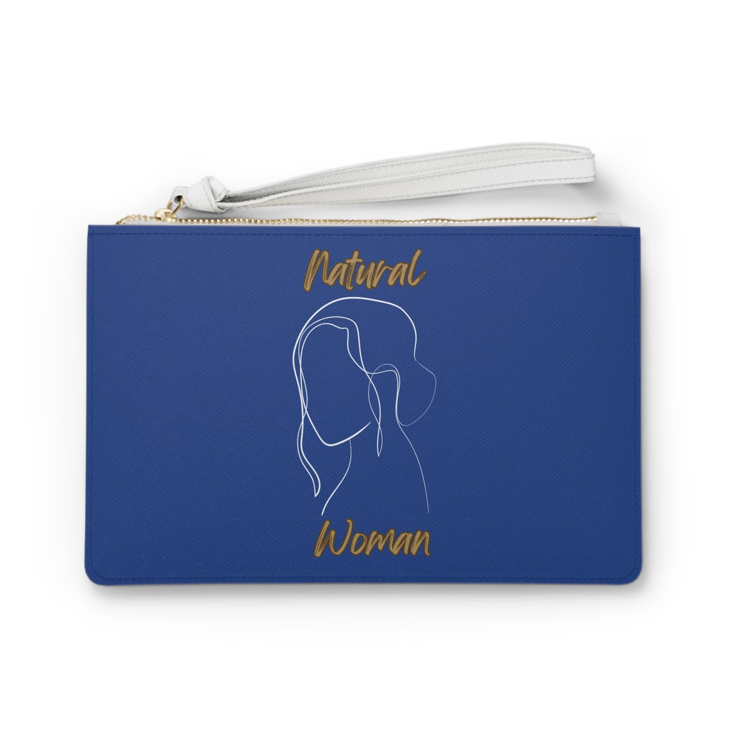Natural Woman Hanging Hair (WL) Clutch Bag DARK BLUE