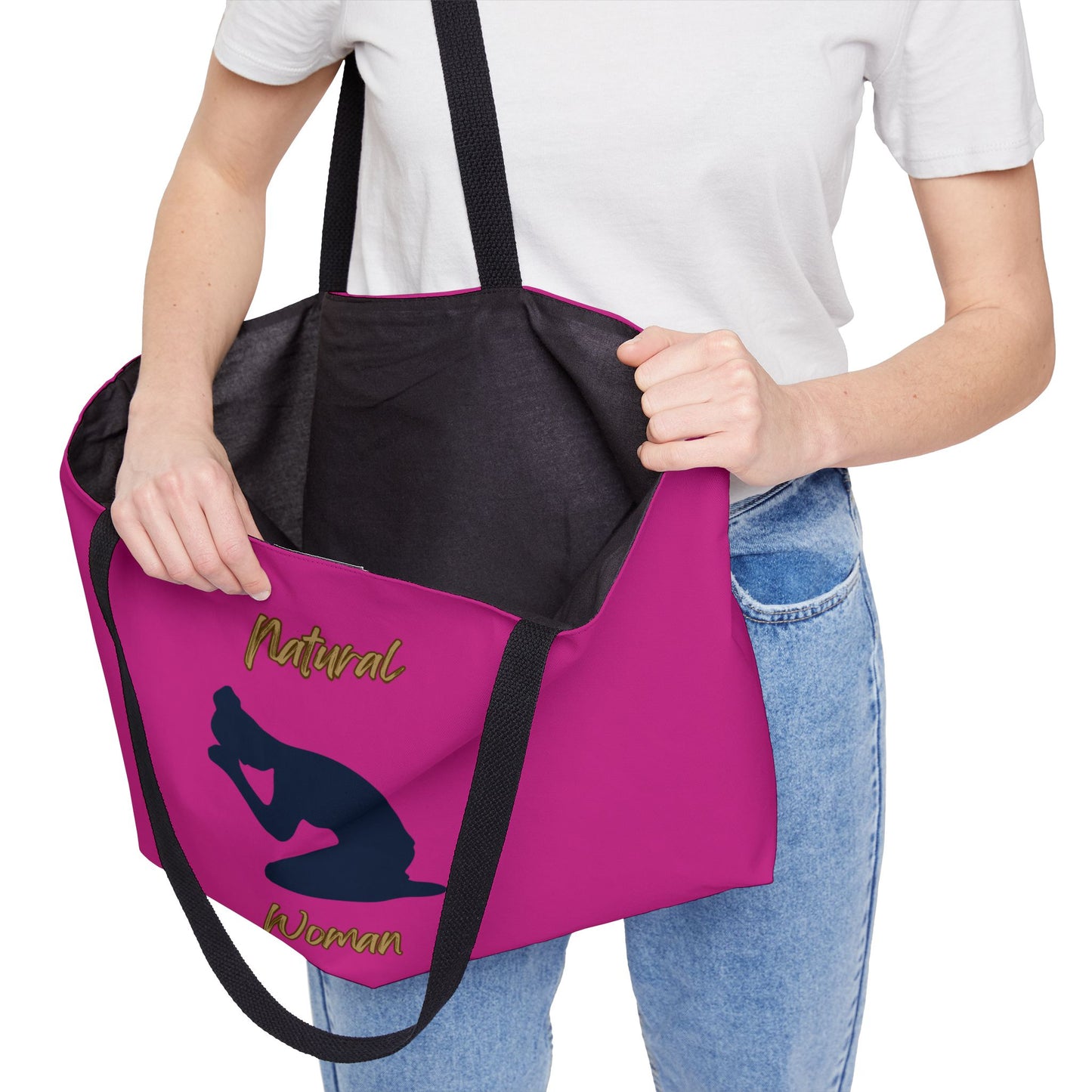 Natural Woman Pray (BL) Weekender Tote Bag PINK