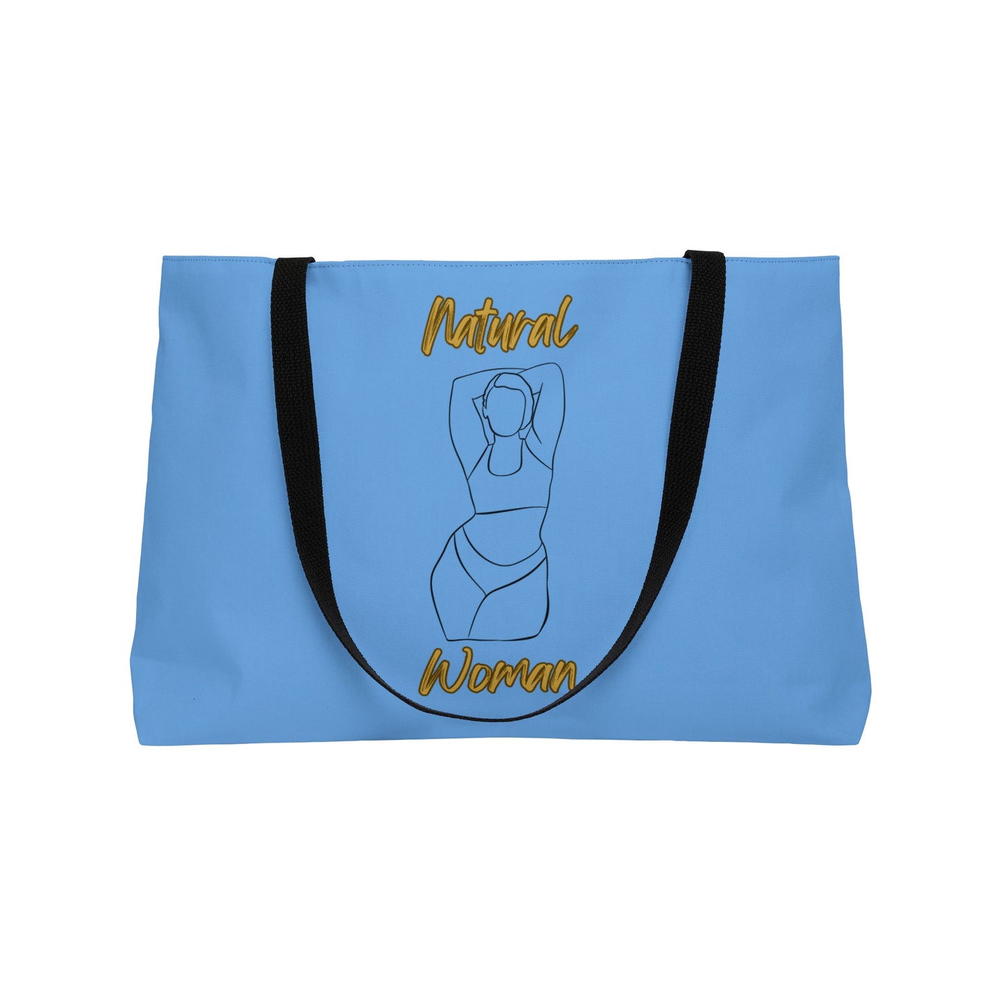 Natural Woman I Love Me (BL) Weekender Tote Bag LIGHT BLUE