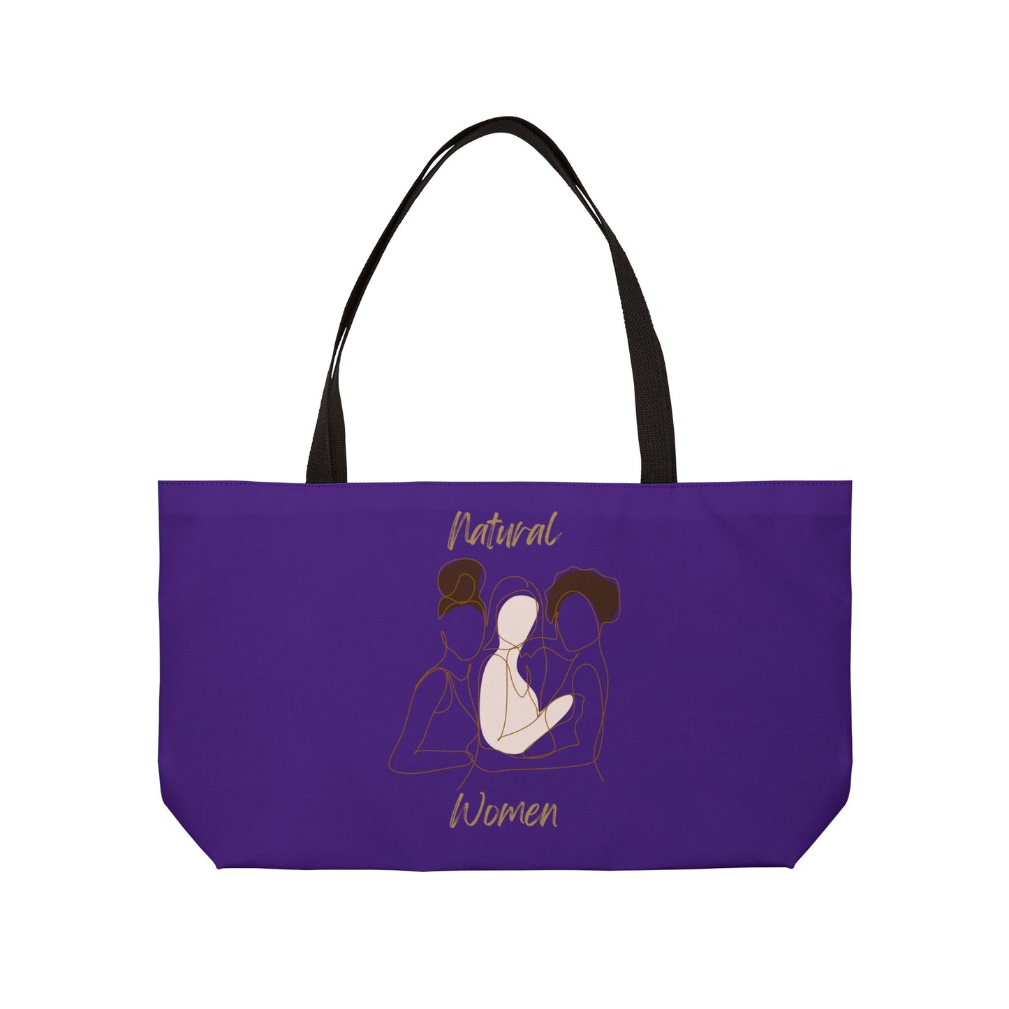 Natural Women Friends (BL) Weekender Tote Bag PURPLE