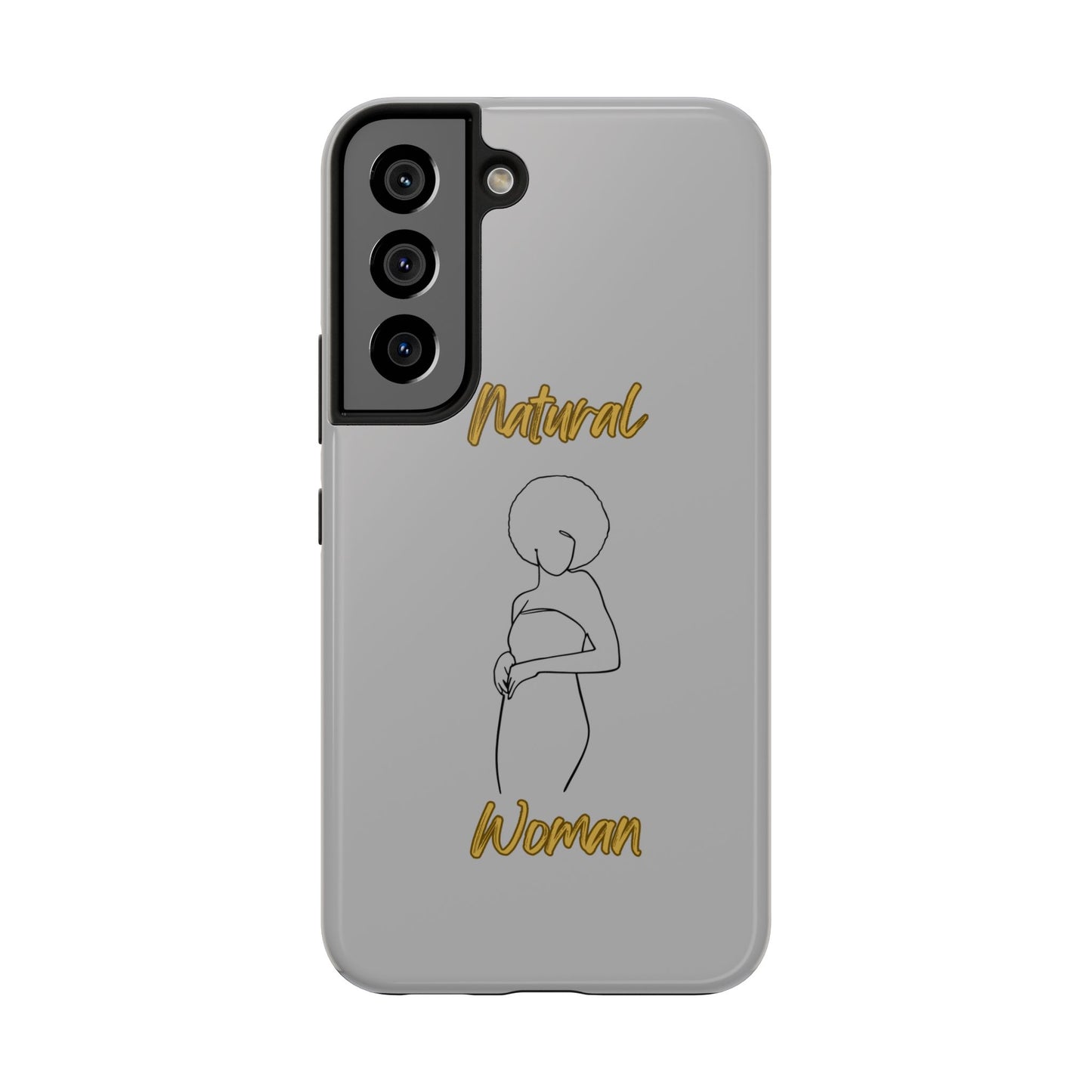 Natural Woman Sho Nuff (BL)Tough Phone Cases LIGHT GREY