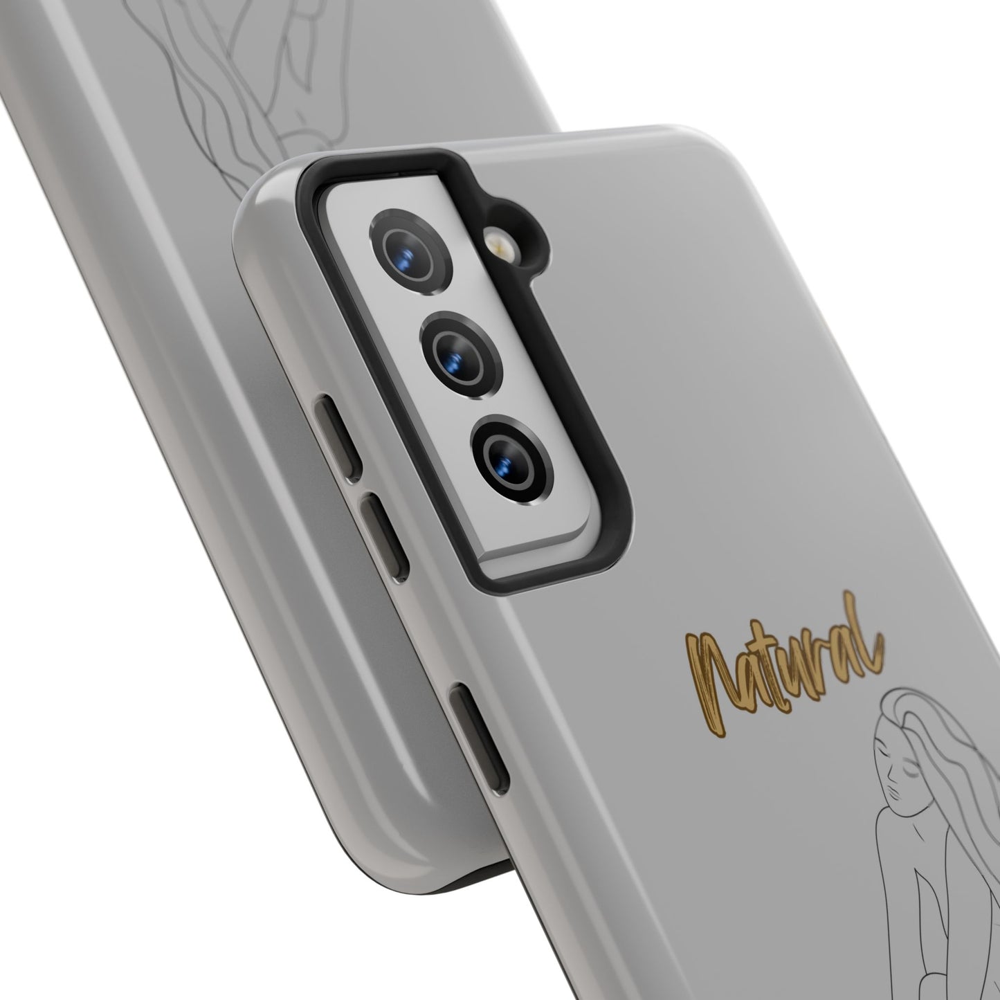 Natural Woman Beauty (BL) Tough Phone Cases LIGHT GREY