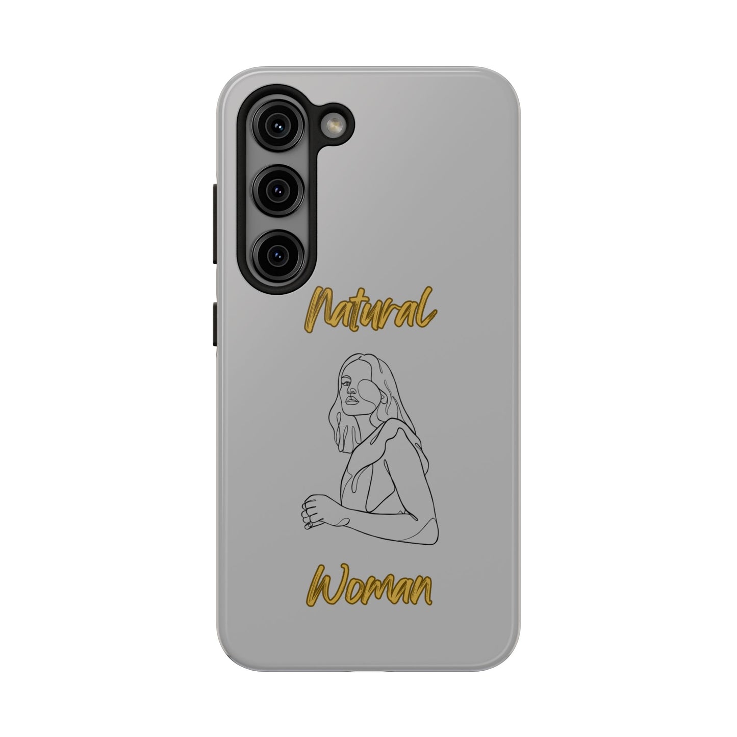 Natural Woman Care Free (BL)Tough Phone Cases LIGHT GREY