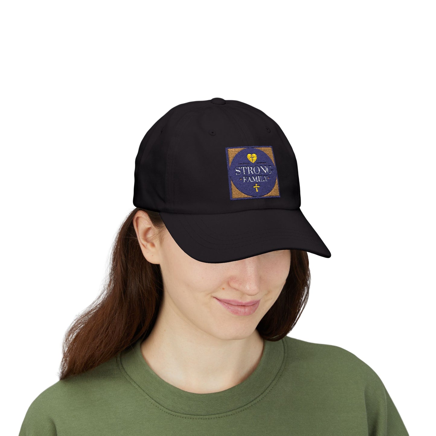 Strong Family Custom Casual Cap - BLUE LOGO