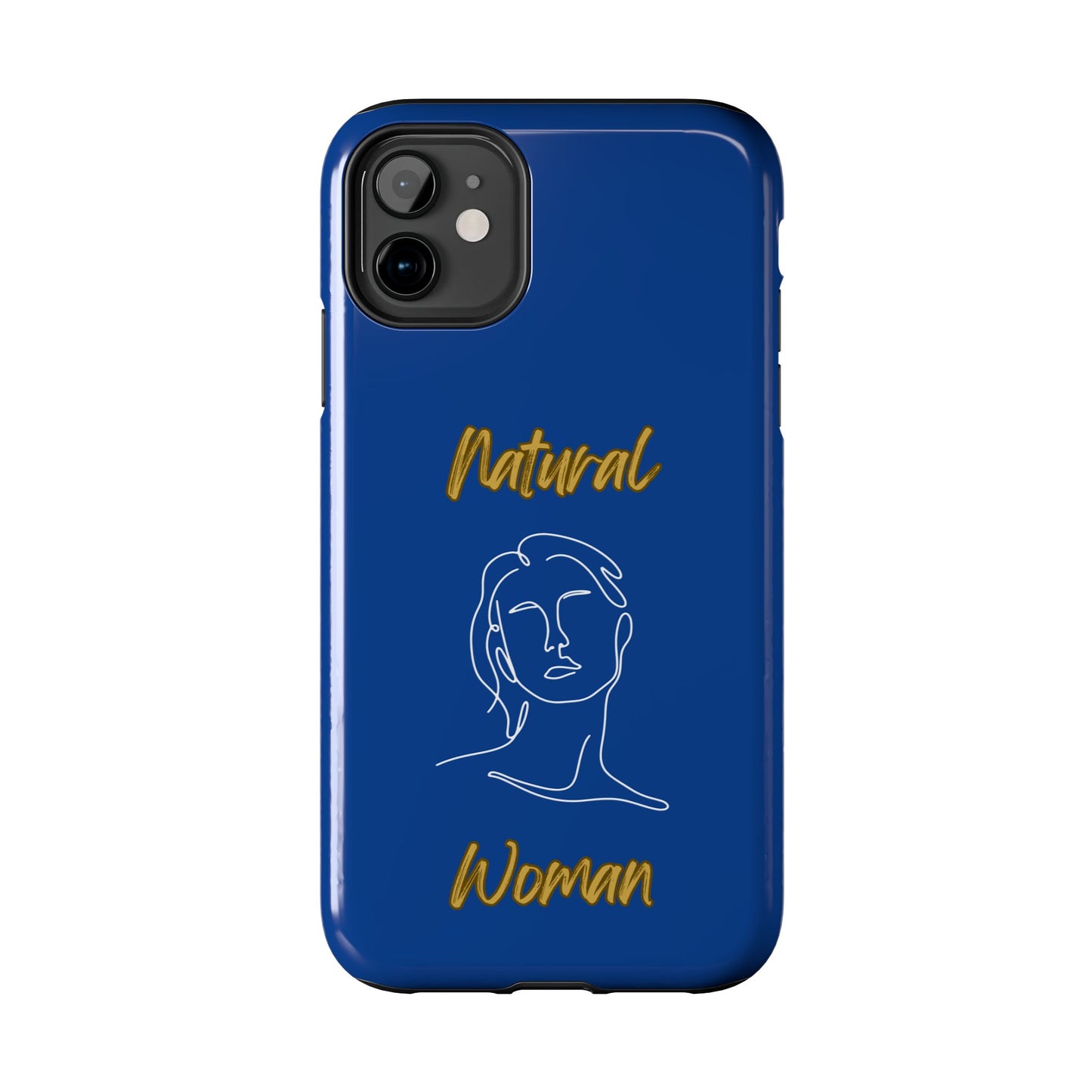 Natural Woman Hello (WL)Tough Phone Cases DARK BLUE