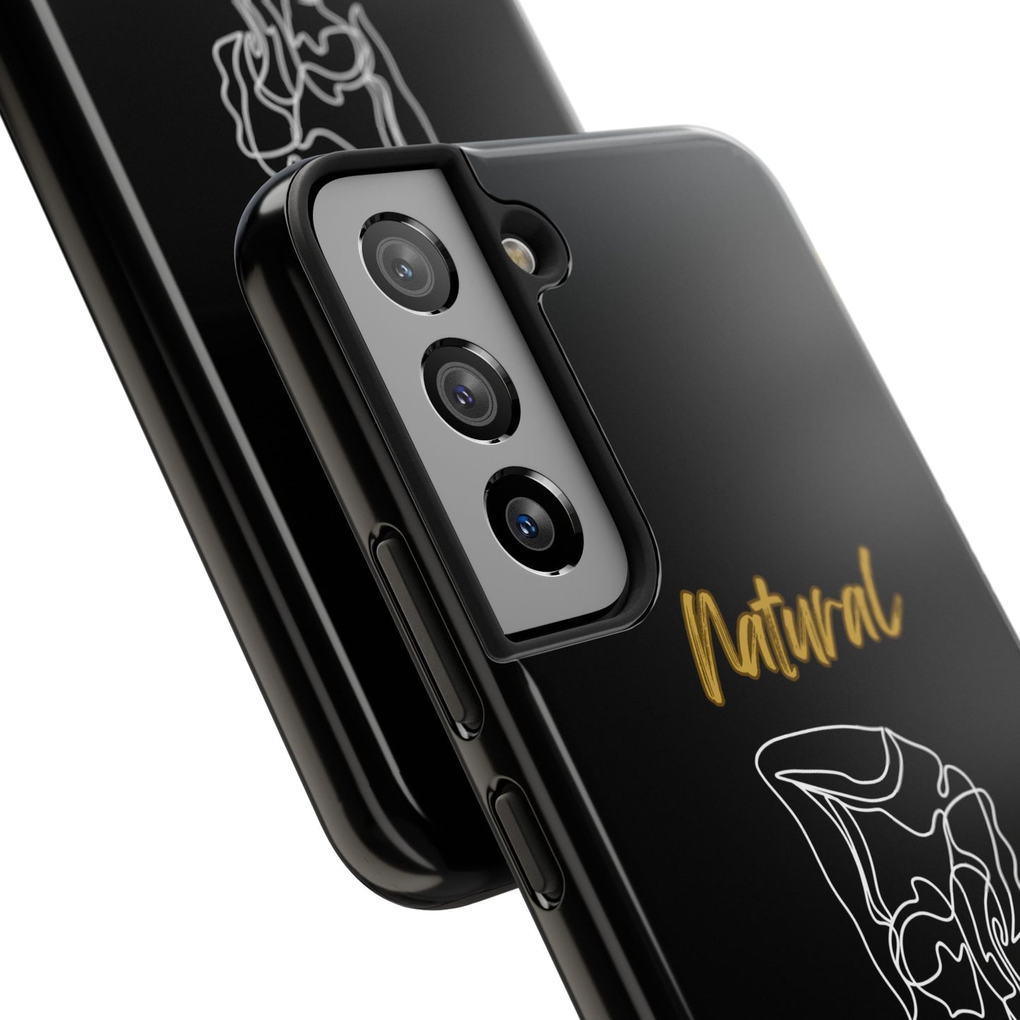 Natural Woman Flexible (WL)Tough Phone Cases BLACK