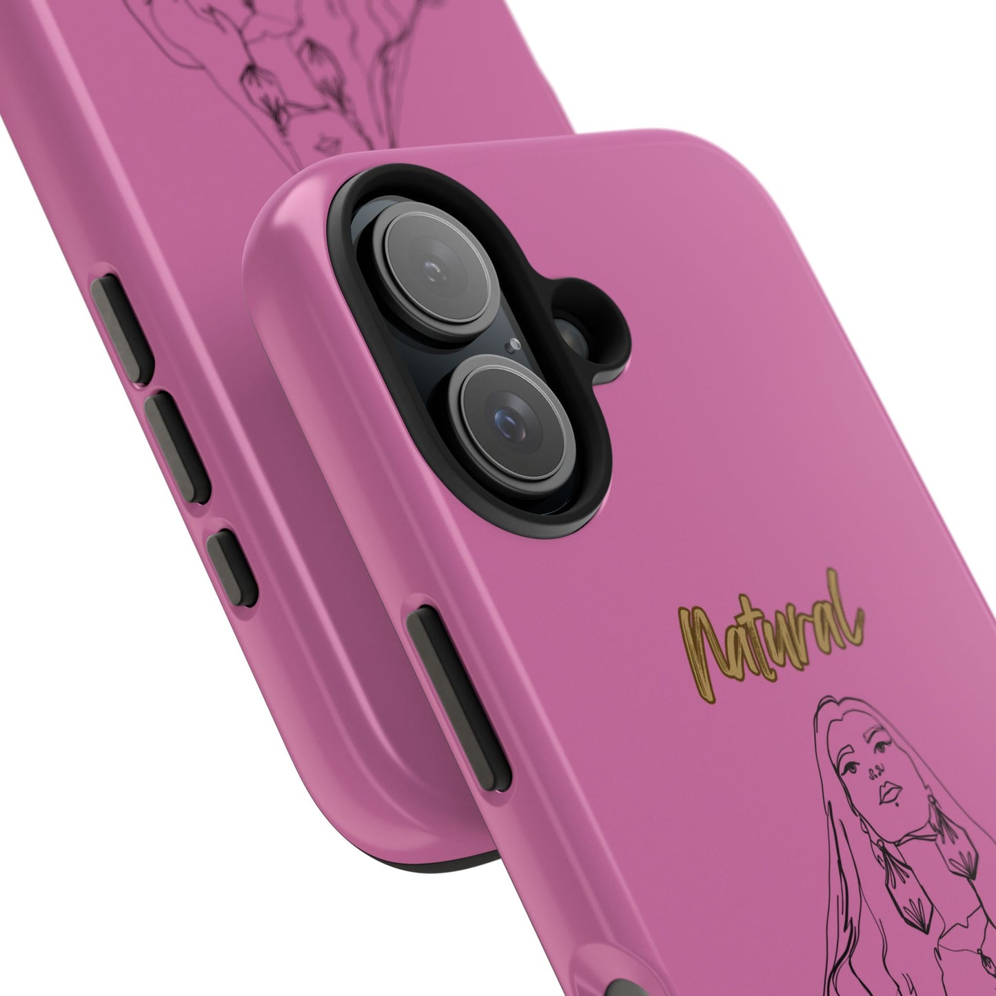 Natural Woman Thinking (BL)Tough Phone Cases LIGHT PINK