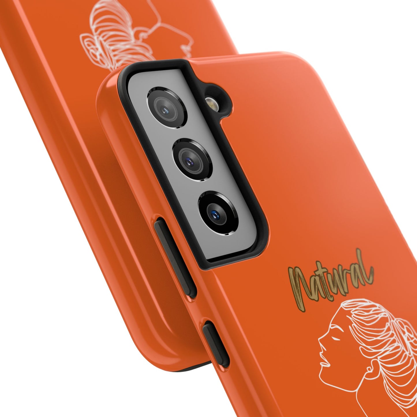 Natural Woman Wet Bun (WL) Tough Phone Cases ORANGE