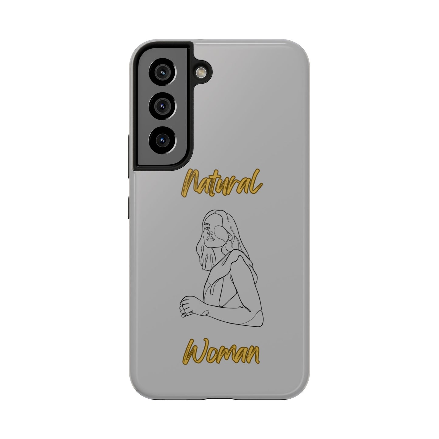 Natural Woman Care Free (BL)Tough Phone Cases LIGHT GREY