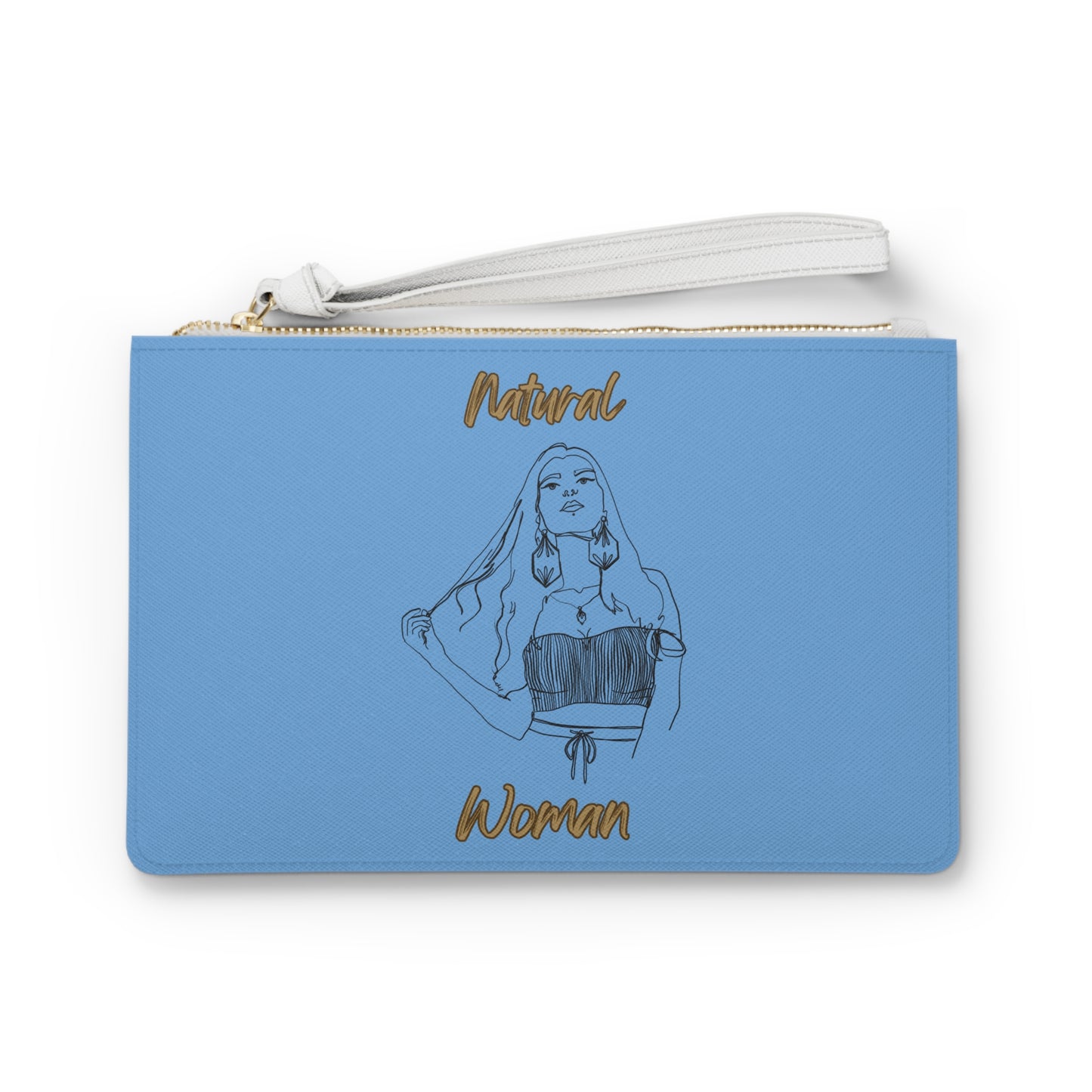 Natural Woman Thinking (BL) Clutch Bag LIGHT BLUE
