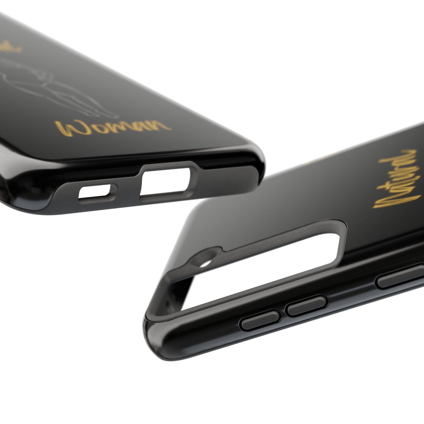 Natural Woman Looking Good (WL)Tough Phone Cases BLACK