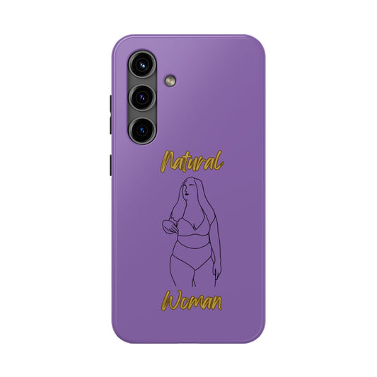 Natural Woman Full Beauty (BL)Tough Phone Cases LIGHT PURPLE