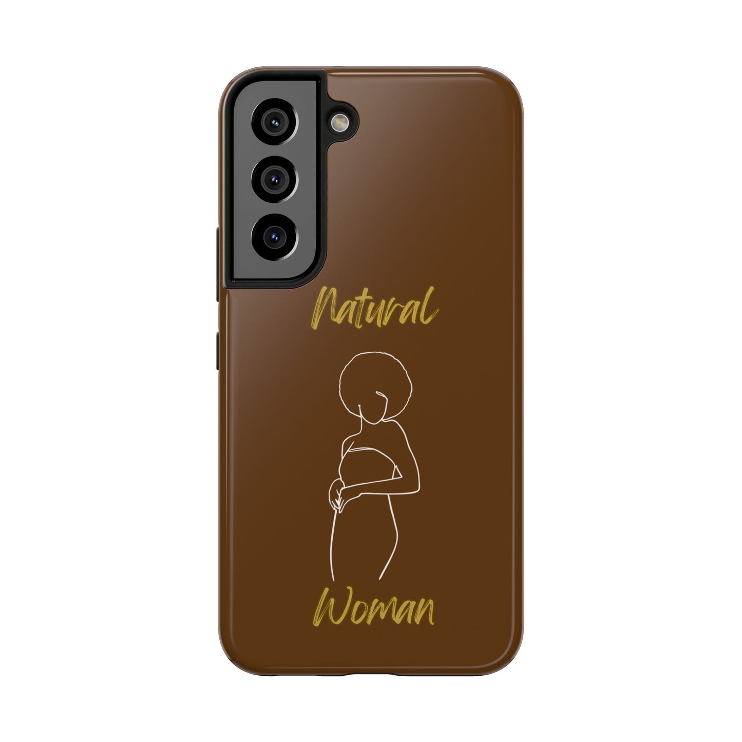 Natural Woman Sho Nuff (WL)Tough Phone Cases BROWN