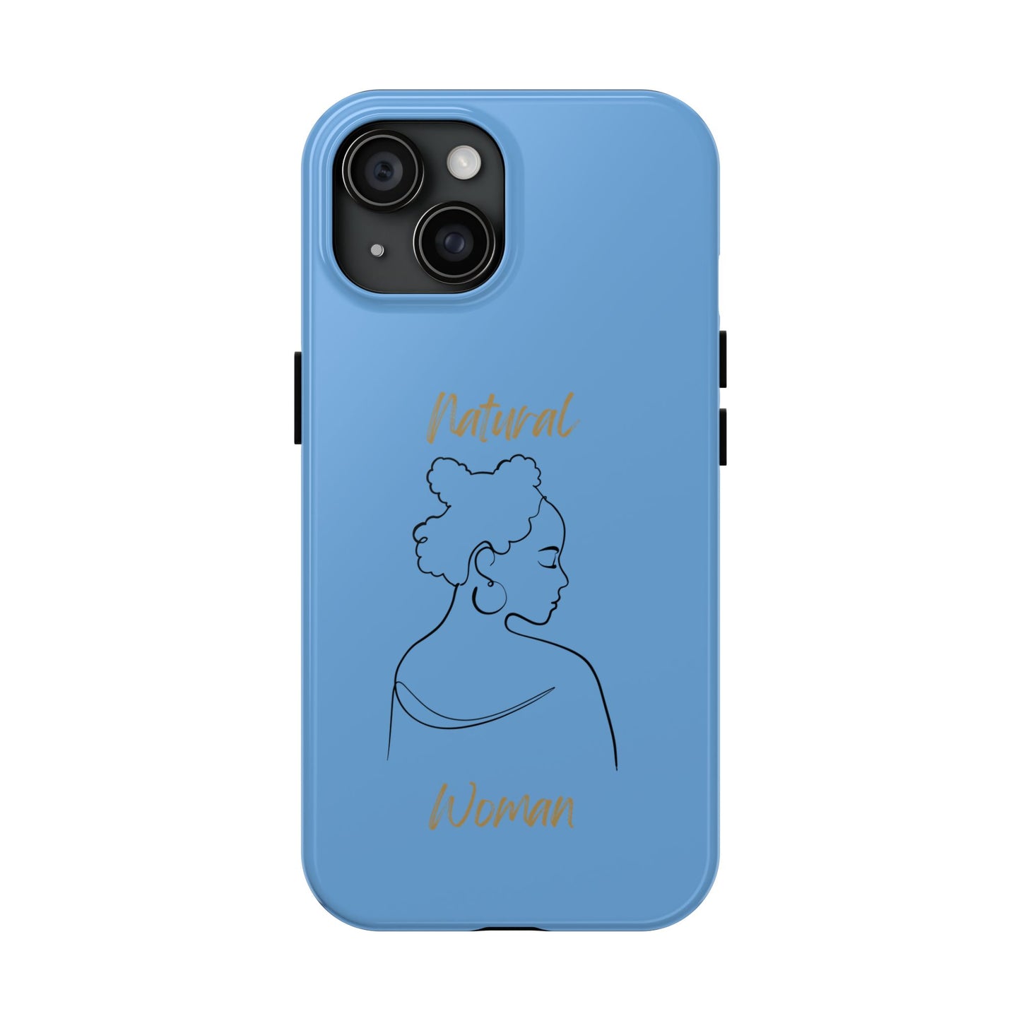 Natural Woman Twists (BL) Tough Phone Cases LIGHT BLUE