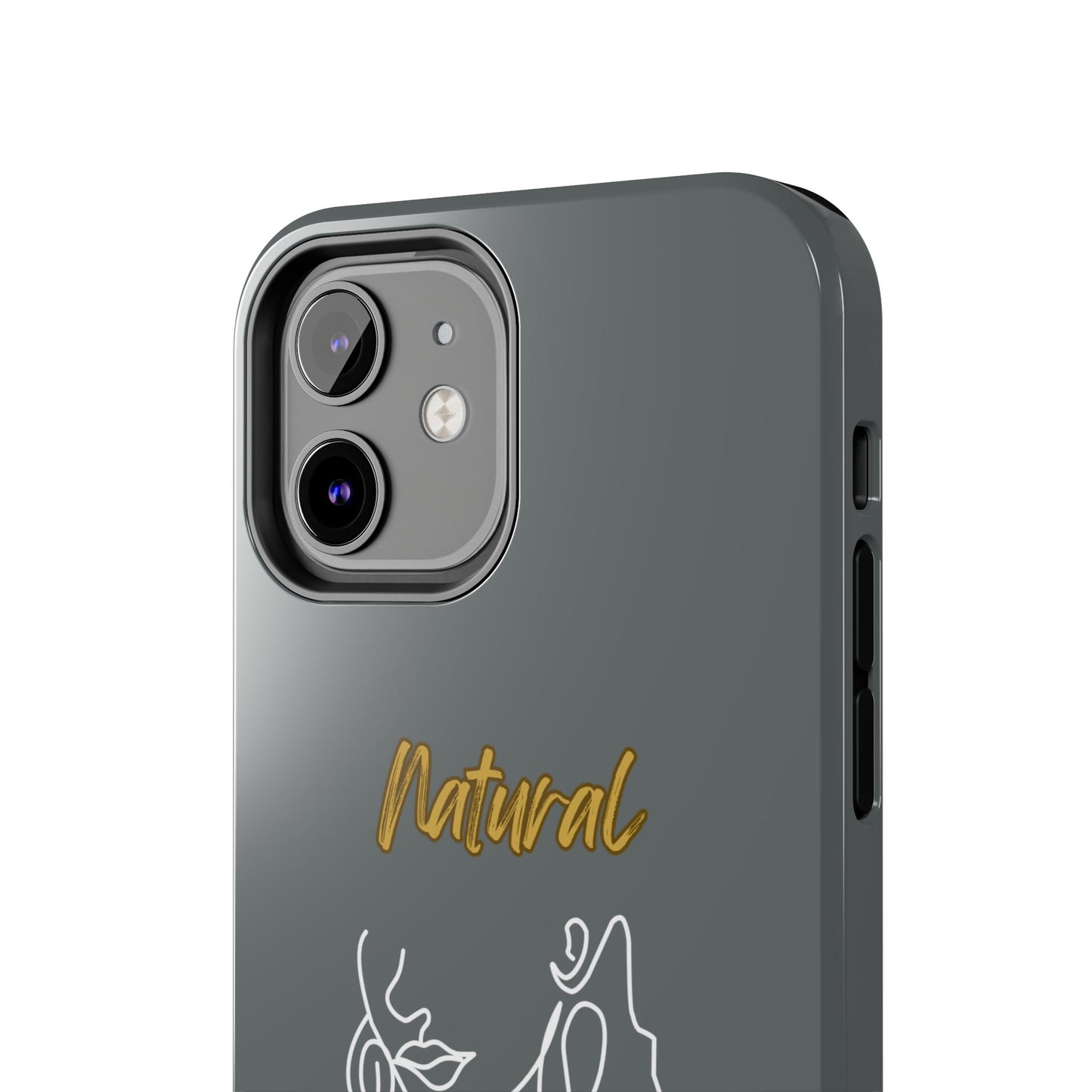 Natural Woman Lips (WL)Tough Phone Cases DARK GREY