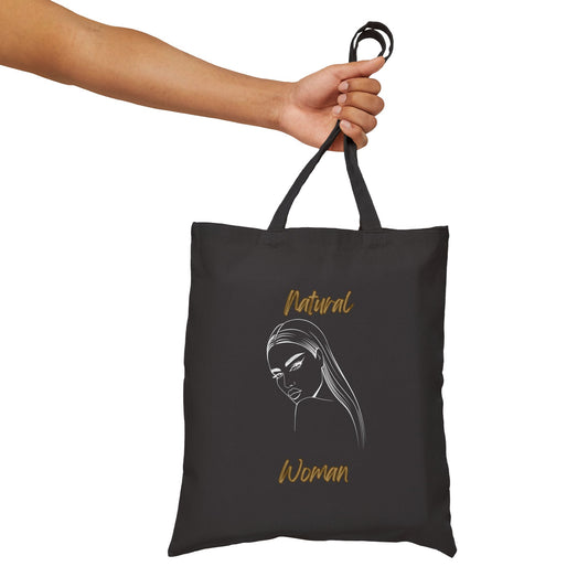 Natural Woman The Stare (WL) Canvas Tote Bag