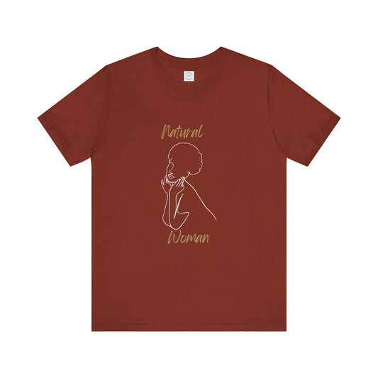 Natural Woman Cute Afro (WL) T-Shirt  EXPRESS DELIVERY