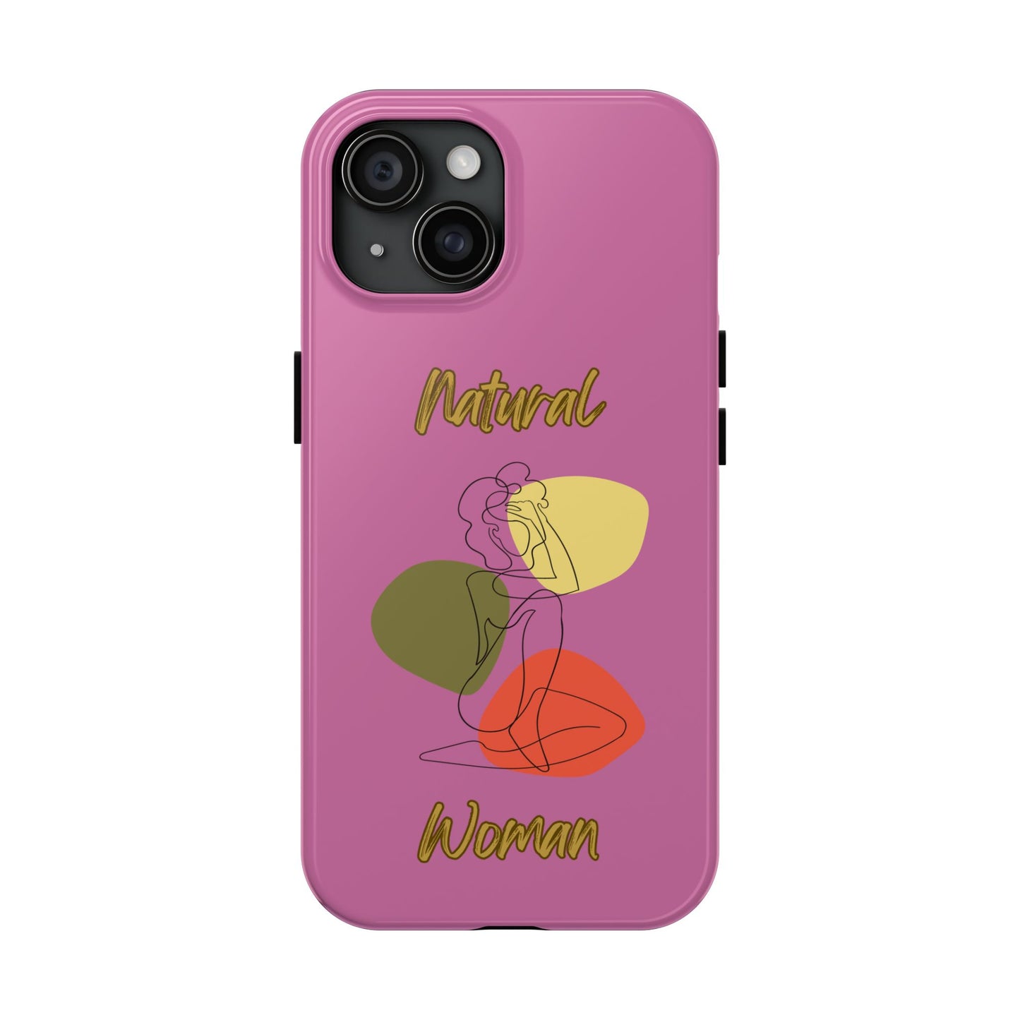 Natural Woman Colorful Pose (BL)Tough Phone Cases LIGHT PINK