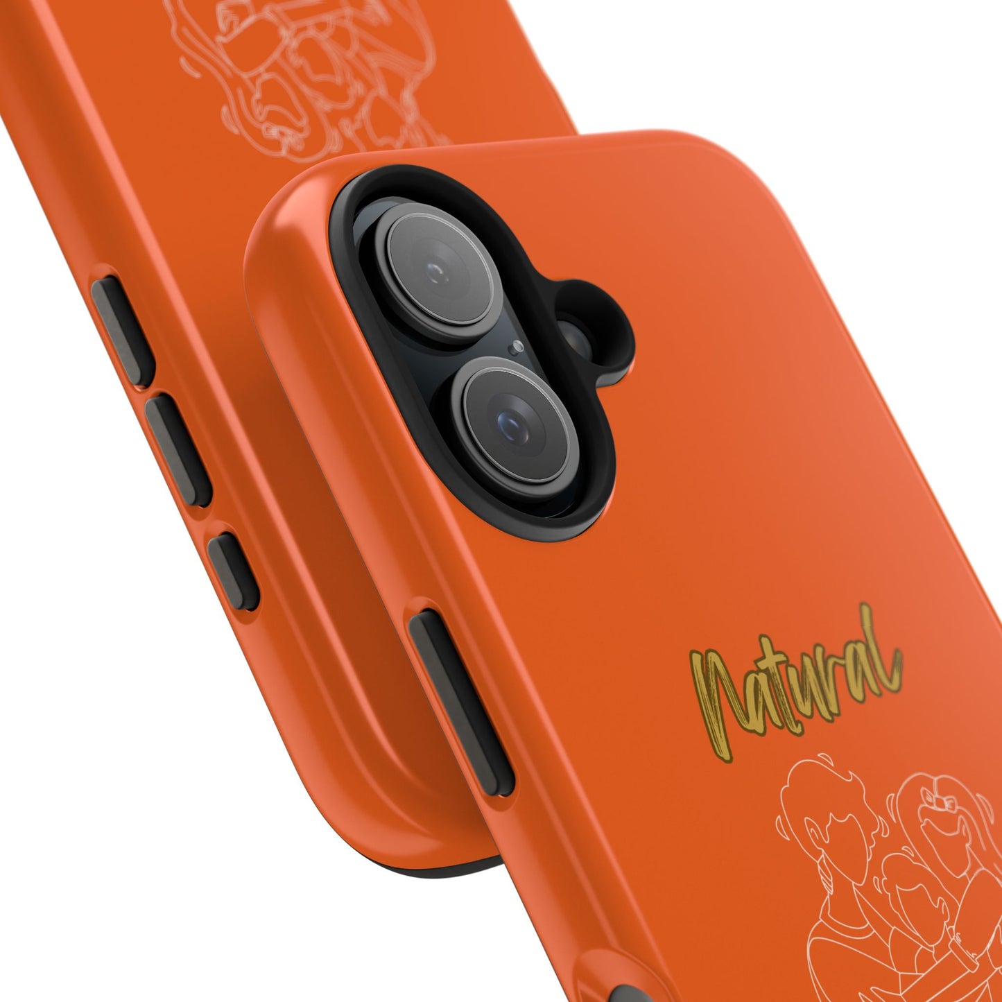Natural Woman Bear Hugs (WL) Tough Phone Cases ORANGE