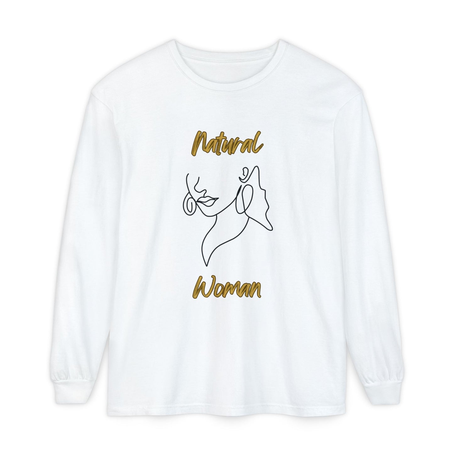 Natural Woman Lips (BL) Long Sleeve T-Shirt