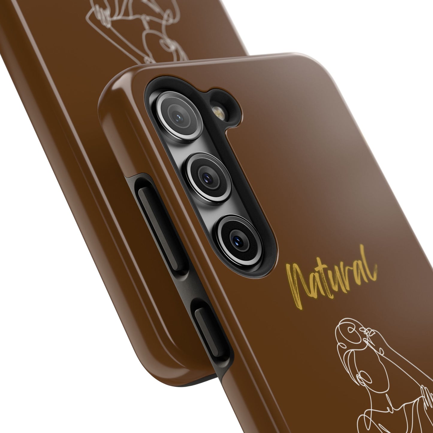 Natural Woman Style (WL)Tough Phone Cases BROWN