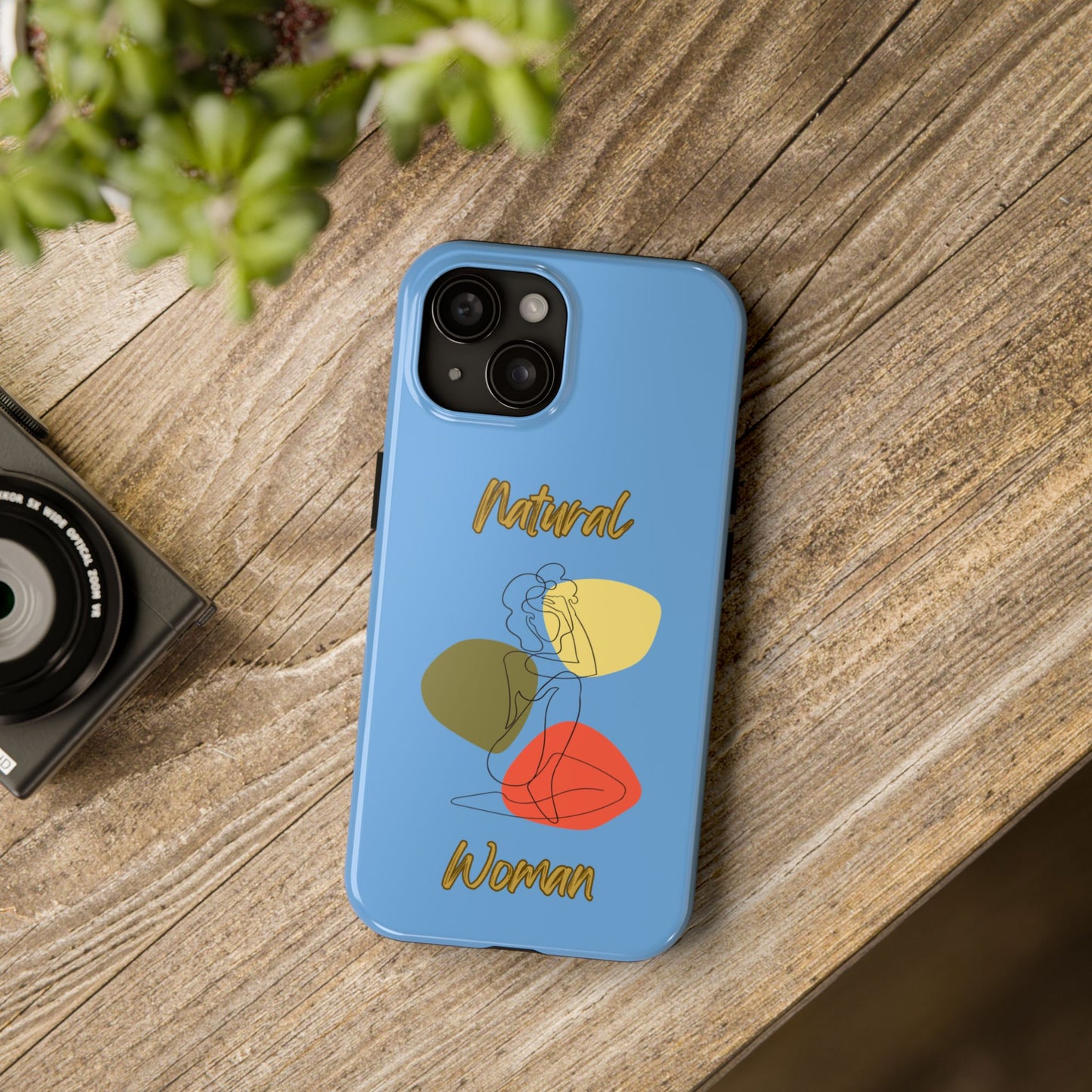 Natural Woman Colorful Pose (BL)Tough Phone Cases LIGHT BLUE