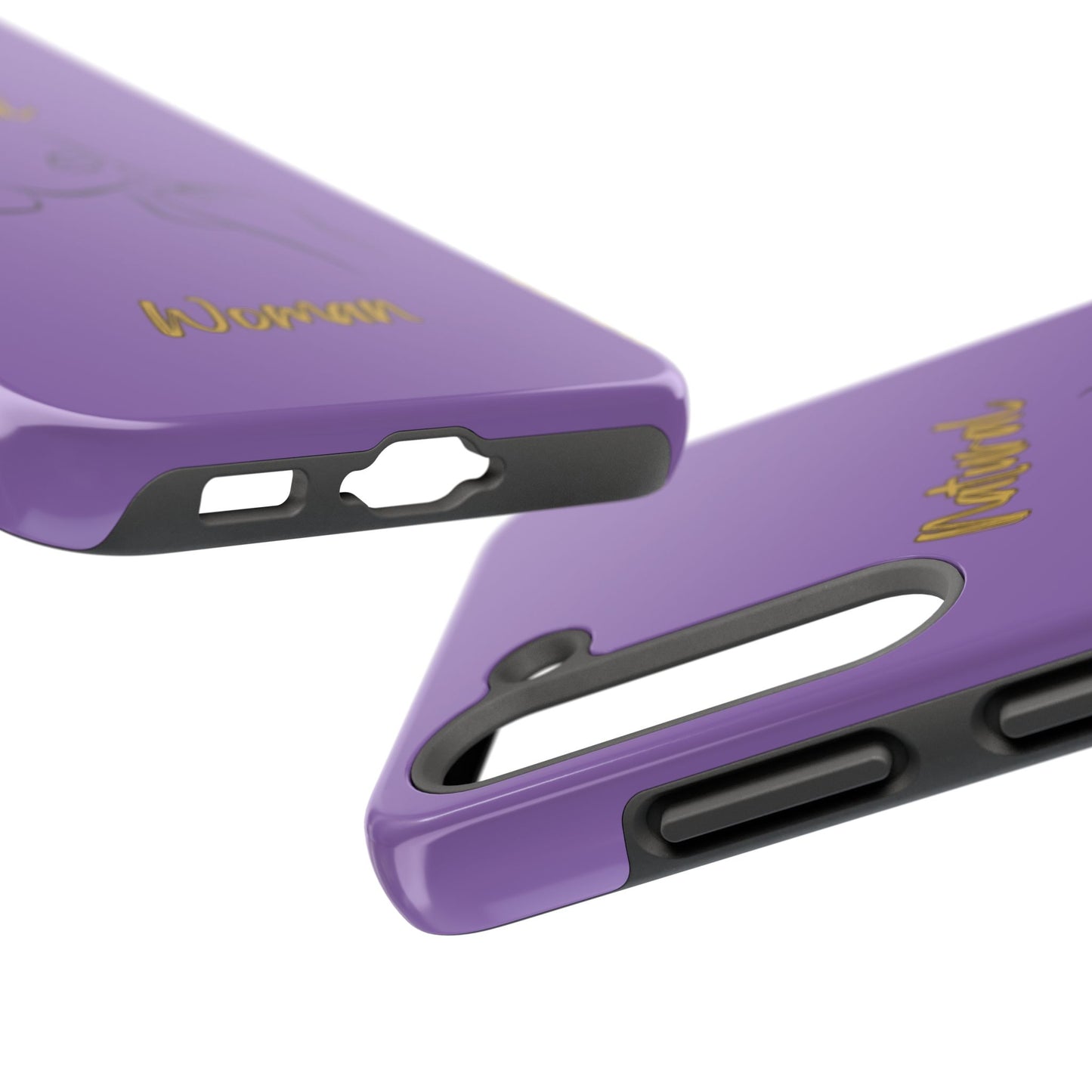 Natural Woman Chin Up (BL)Tough Phone Cases LIGHT PURPLE