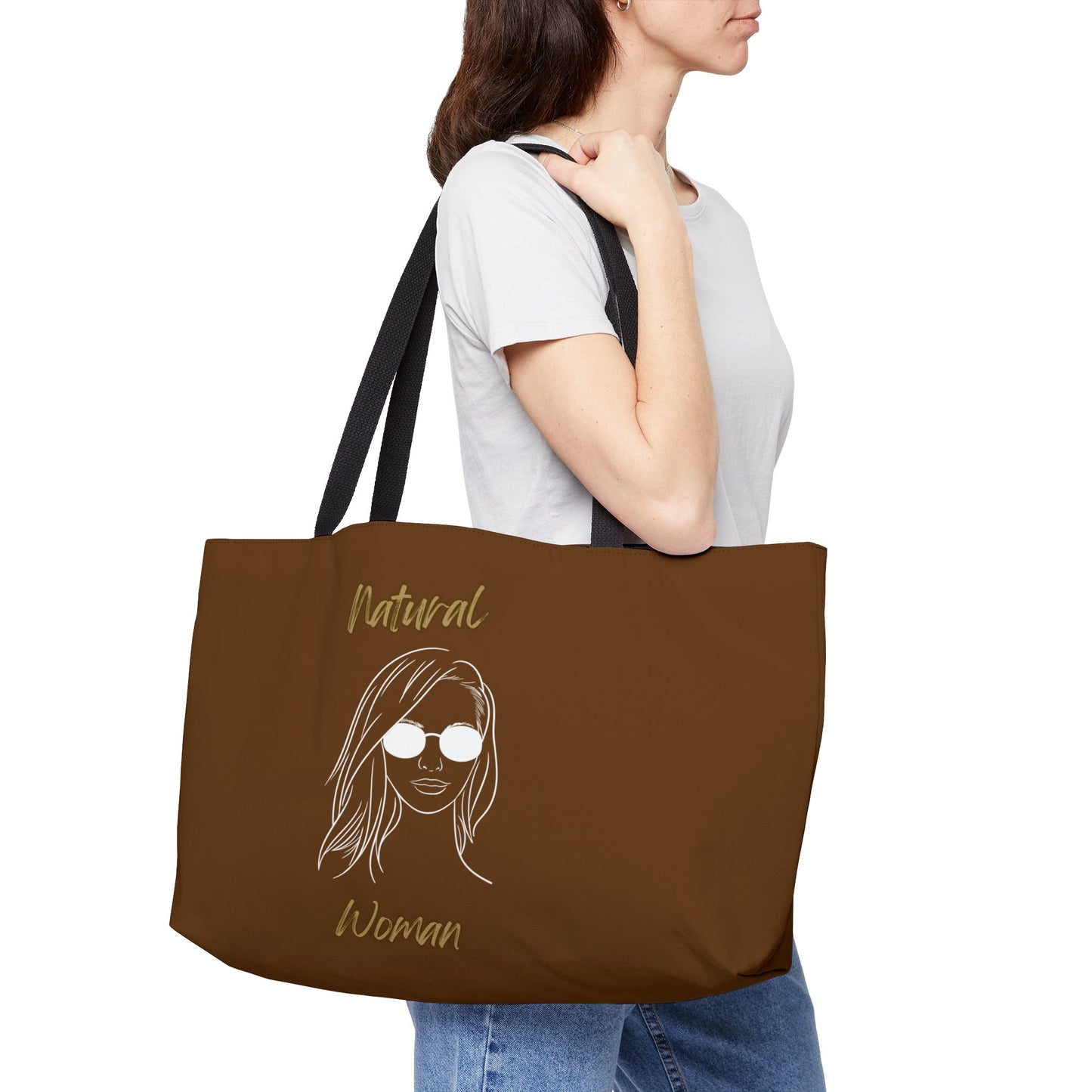 Natural Woman Shades (WL) Weekender Tote Bag BROWN