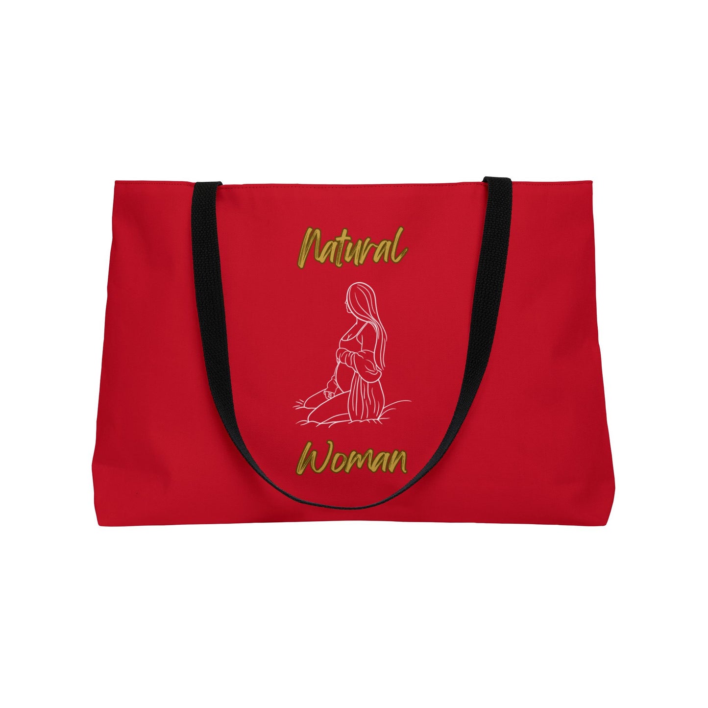 Natural Woman Expecting (WL) Weekender Tote Bag DARK RED