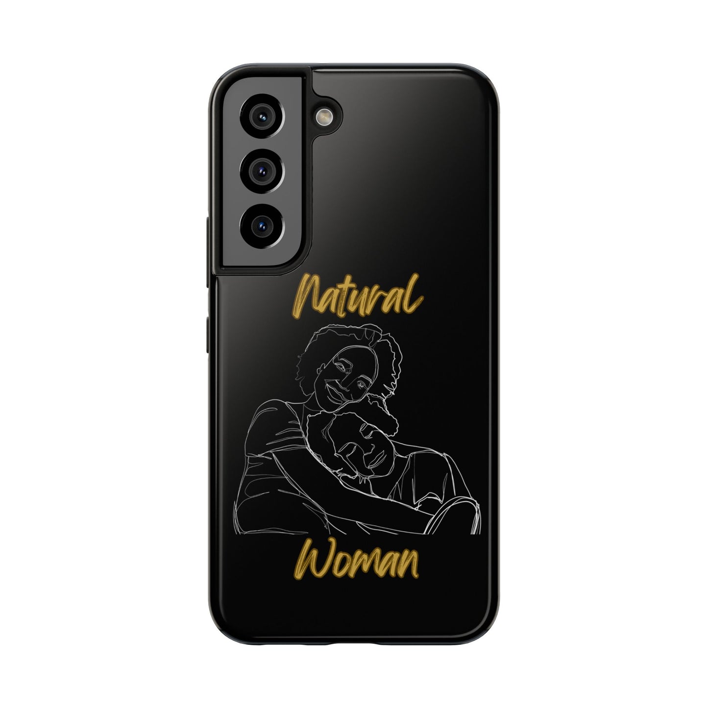 Natural Woman Loving Embrace (WL)Tough Phone Cases BLACK
