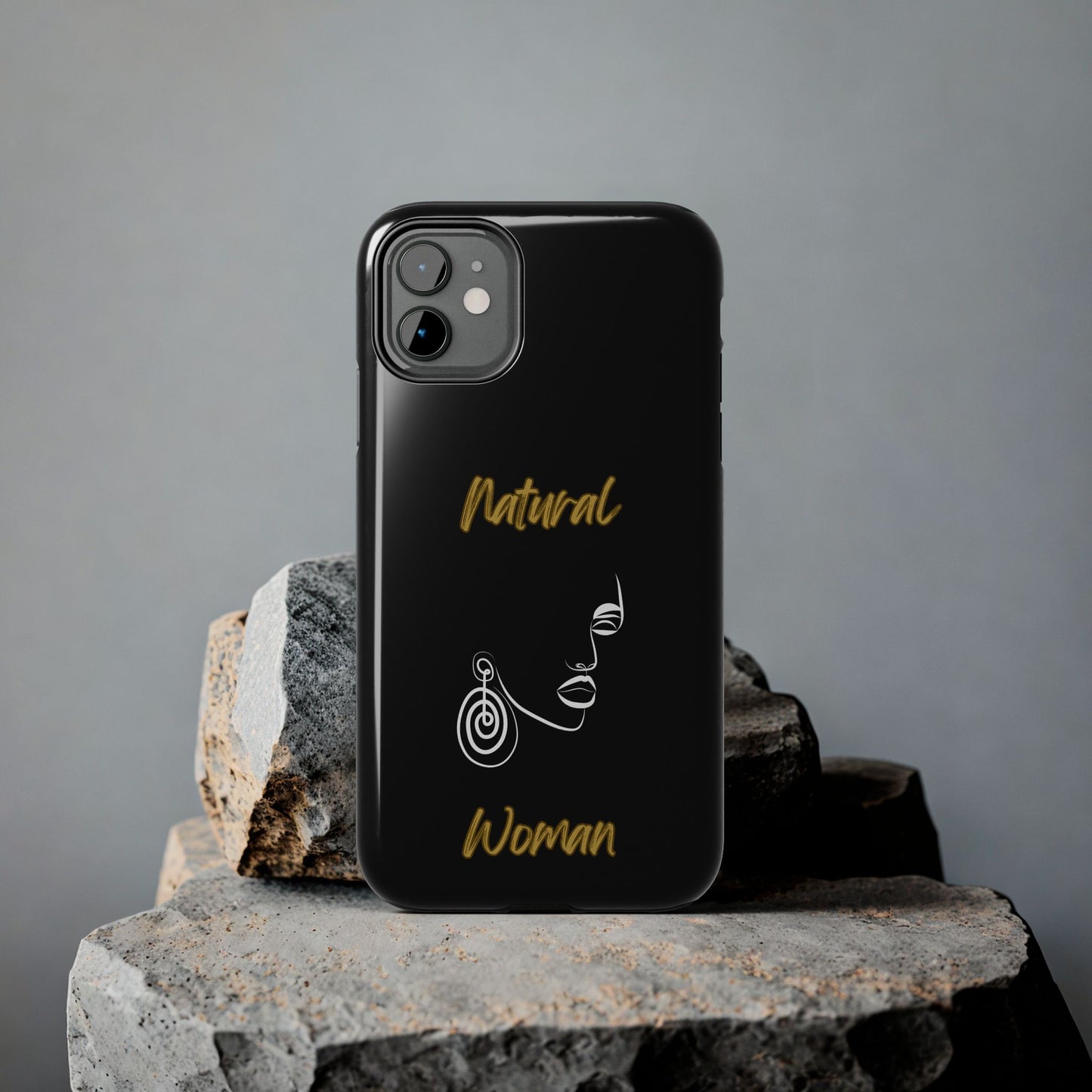 Natural Woman Music In My Soul (WL)Tough Phone Cases BLACK