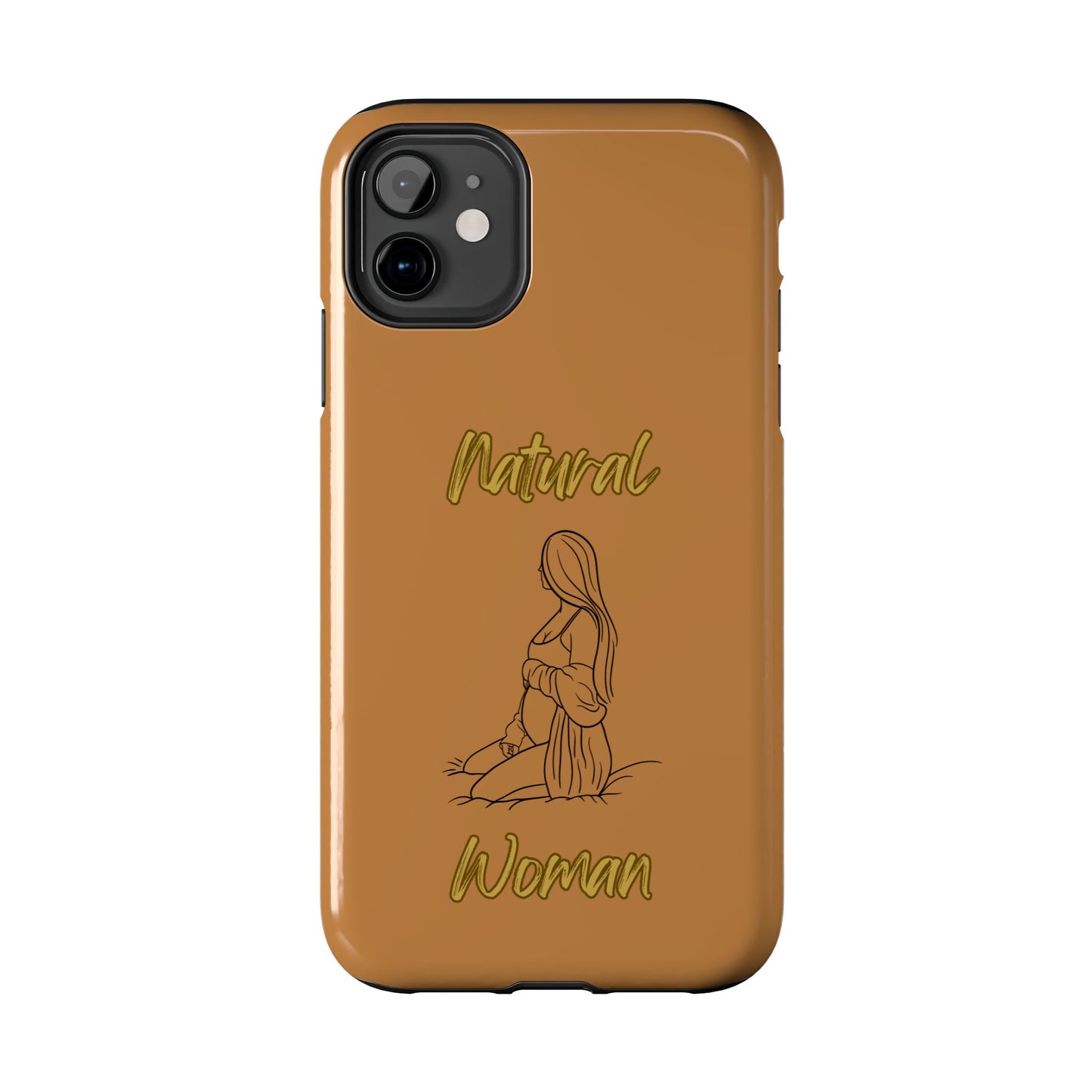 Natural Woman Expecting (BL)Tough Phone Cases LIGHT BROWN