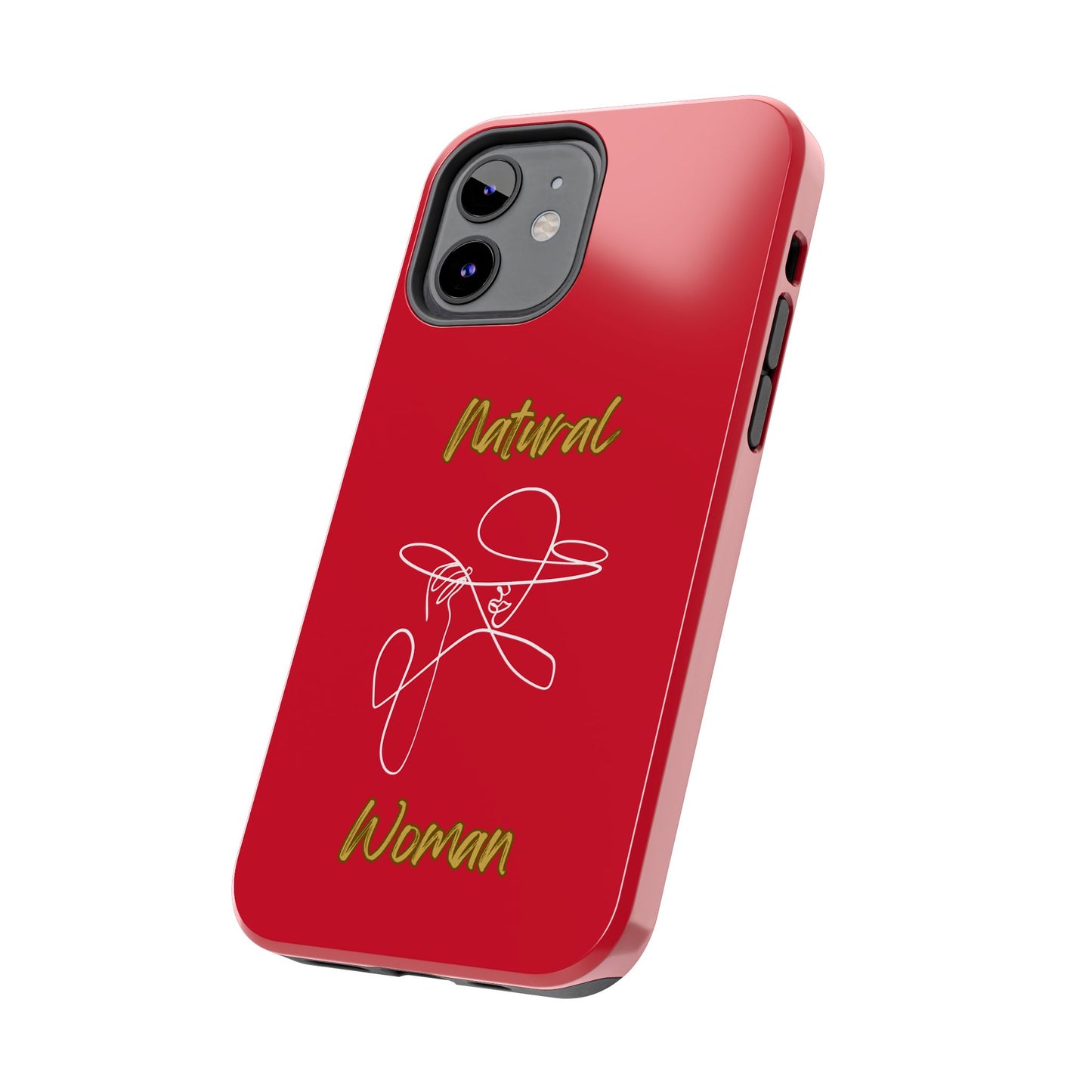 Natural Woman An Original (WL)Tough Phone Cases DARK RED